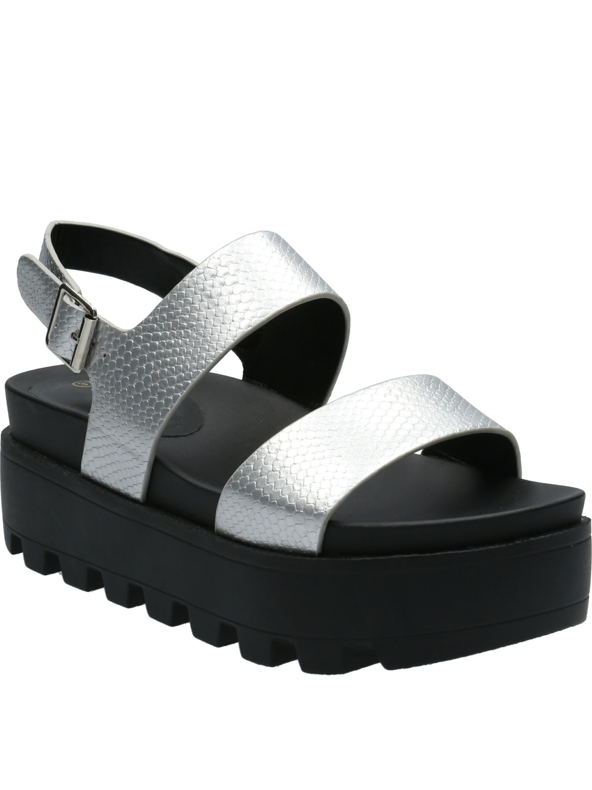 Sandalia Mujer Perfect Plateado Azaleia