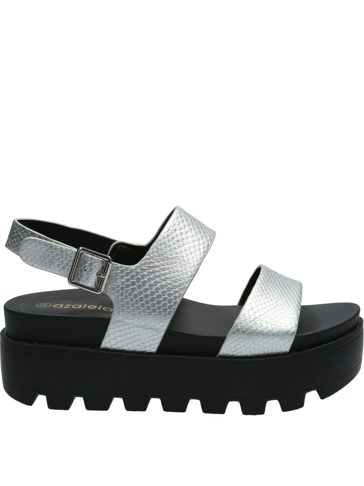 Sandalia Mujer Perfect Plateado Azaleia