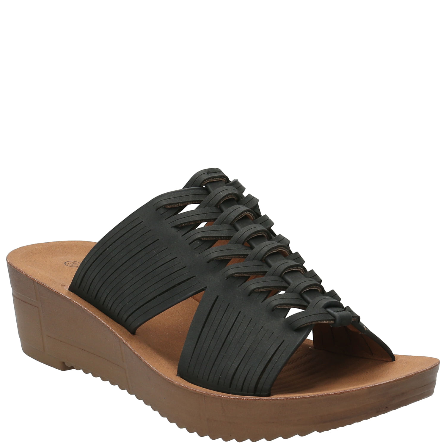Sandalia Mujer Dalia Negro Azaleia