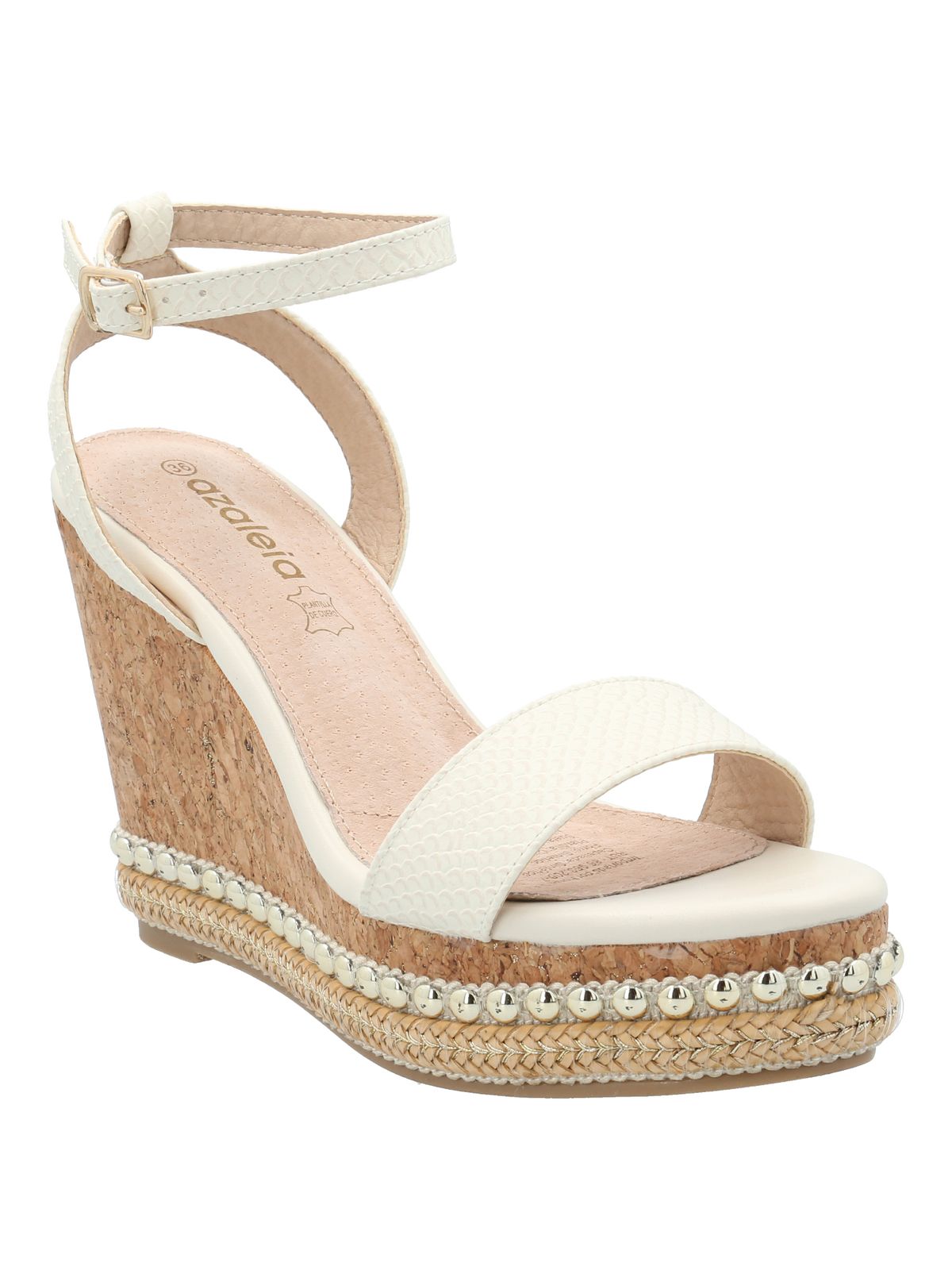 Sandalia Mujer Jack Blanco Azaleia