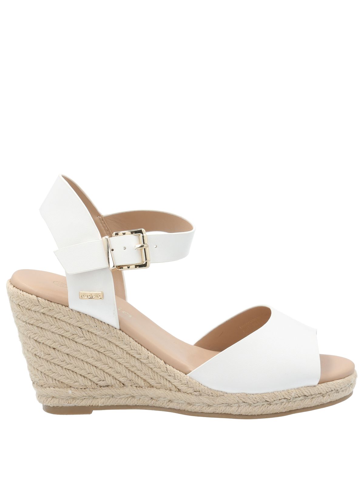 Sandalia Mujer Blu Blanco Azaleia