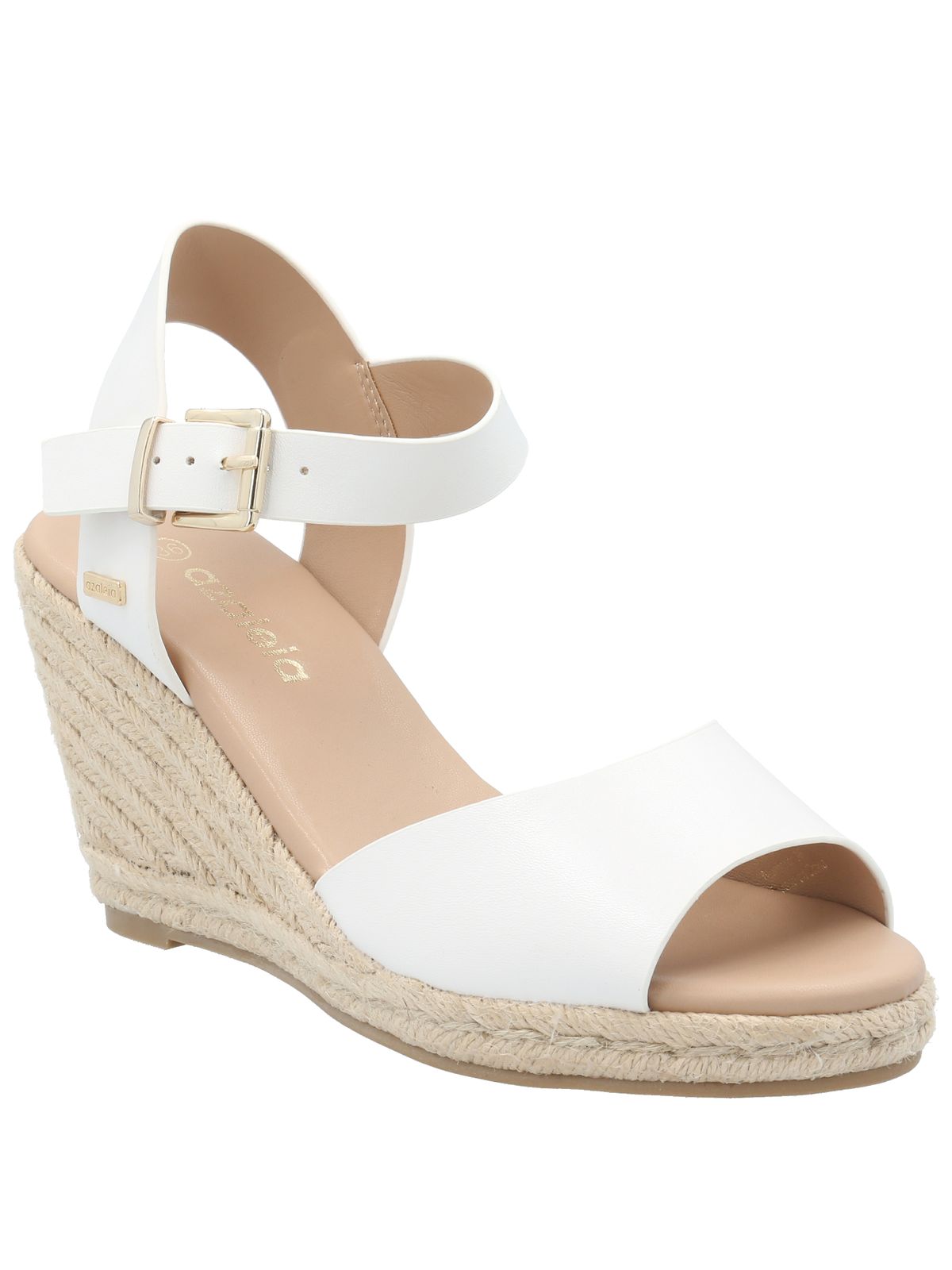 Sandalia Mujer Blu Blanco Azaleia