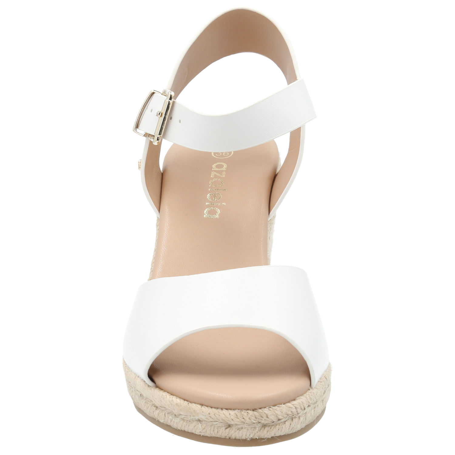 Sandalia Mujer Blu Blanco Azaleia
