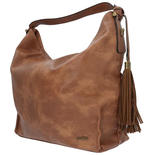 Cartera Elaine hobo Camel Azaleia