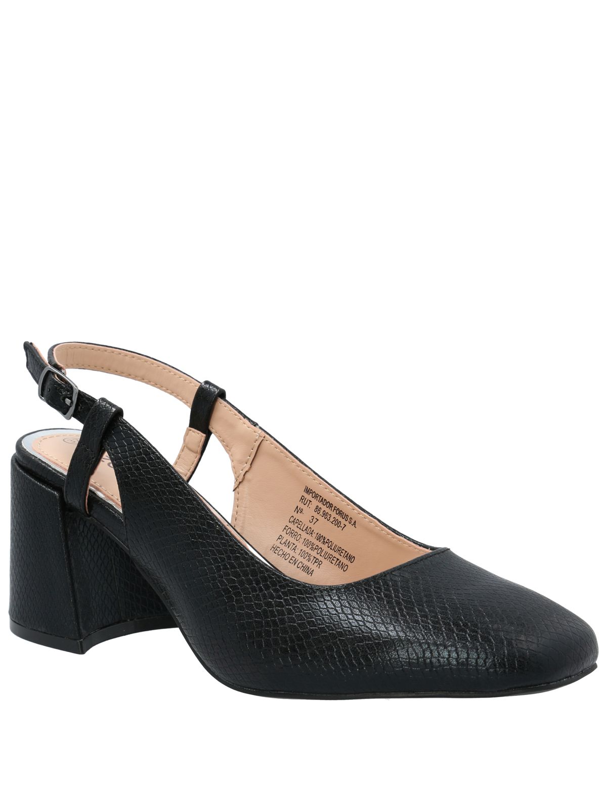 Zapato Mujer Anto Negro Azaleia