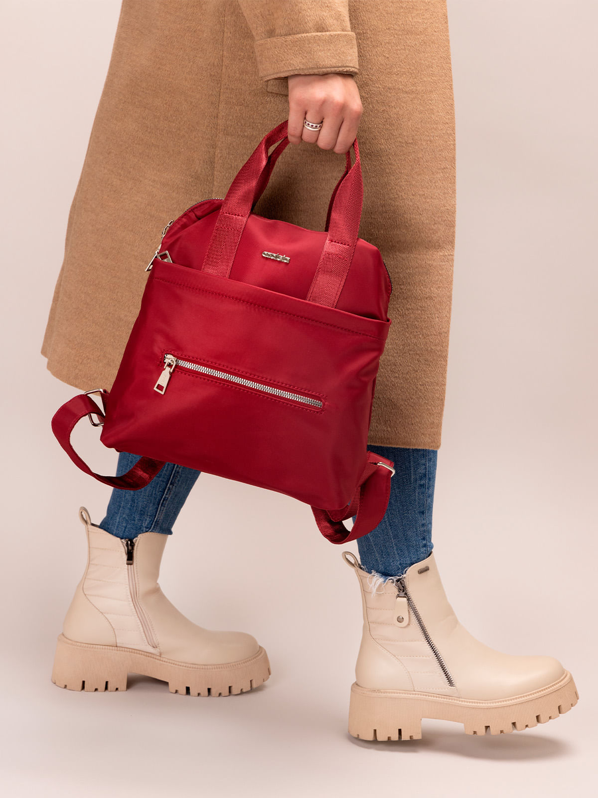 Mochila Coral Back Burdeo Azaleia