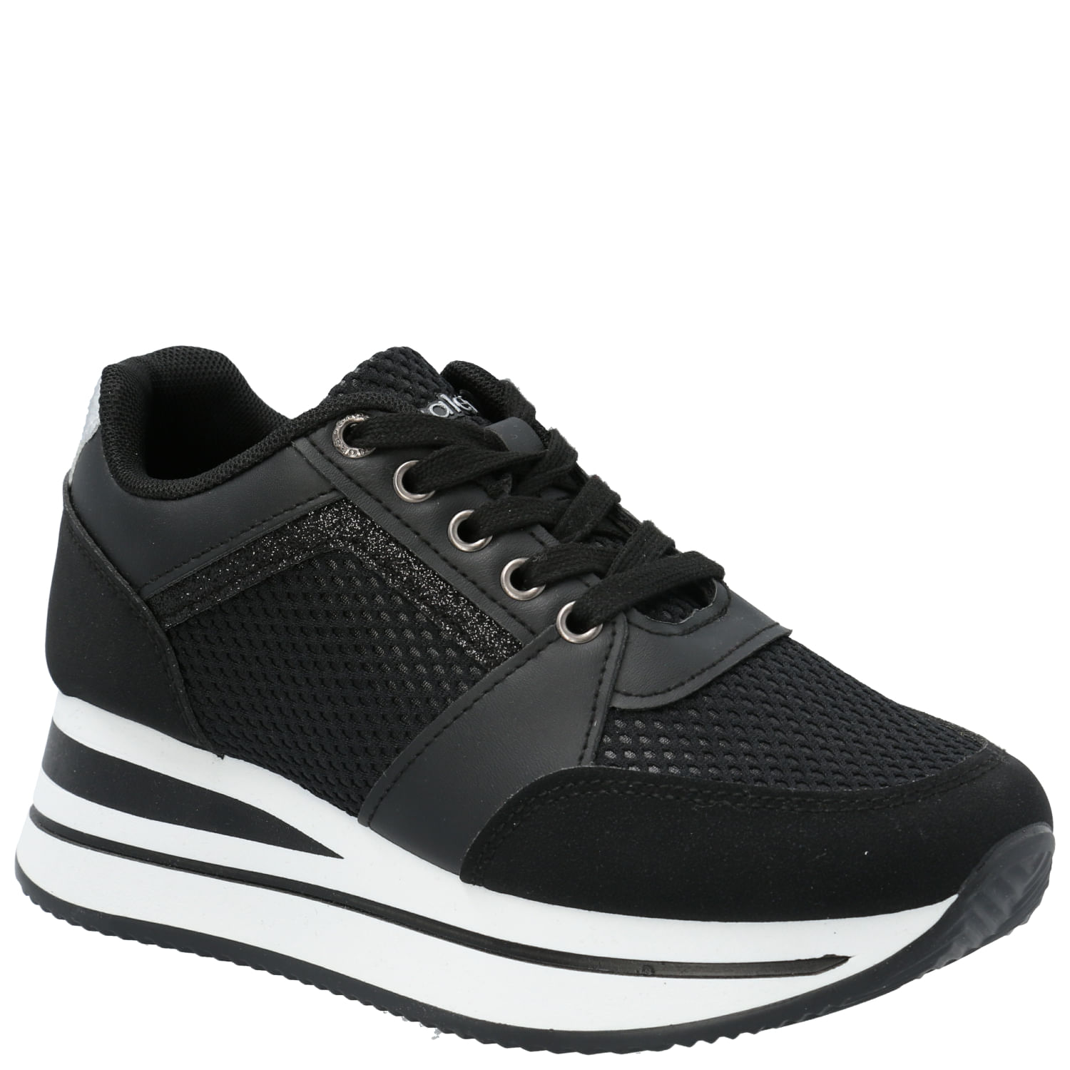 Zapatilla Mujer Chica Negro Azaleia