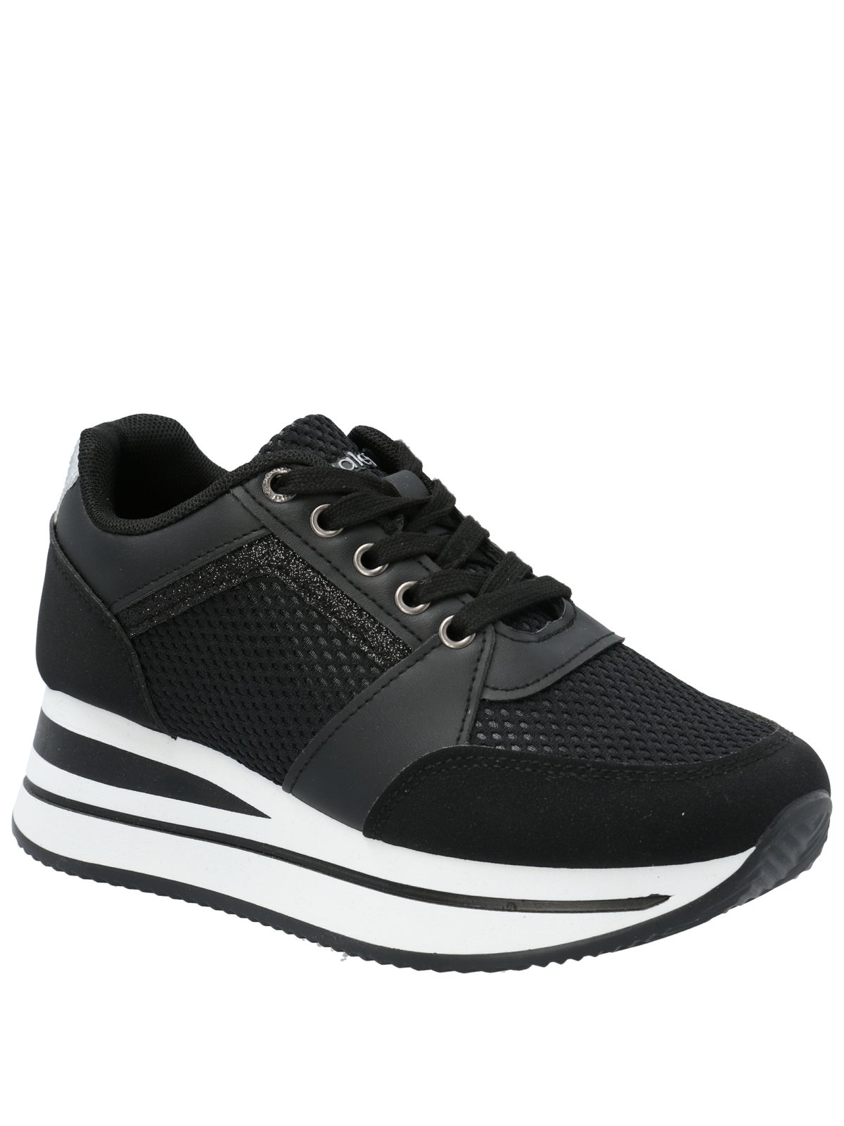 Zapatilla Mujer Chica Negro Azaleia