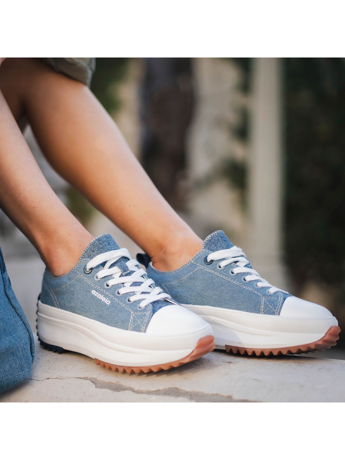 Zapatilla Mujer Anjelica Denim Azaleia