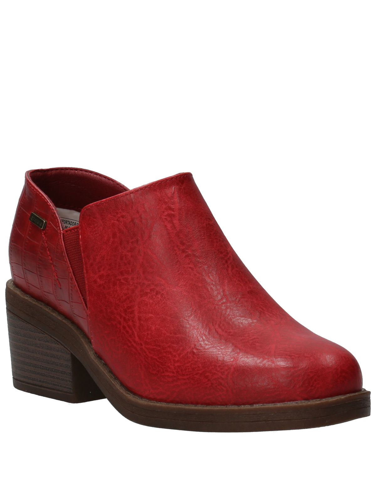 Botín Mujer Kaia Rojo Azaleia