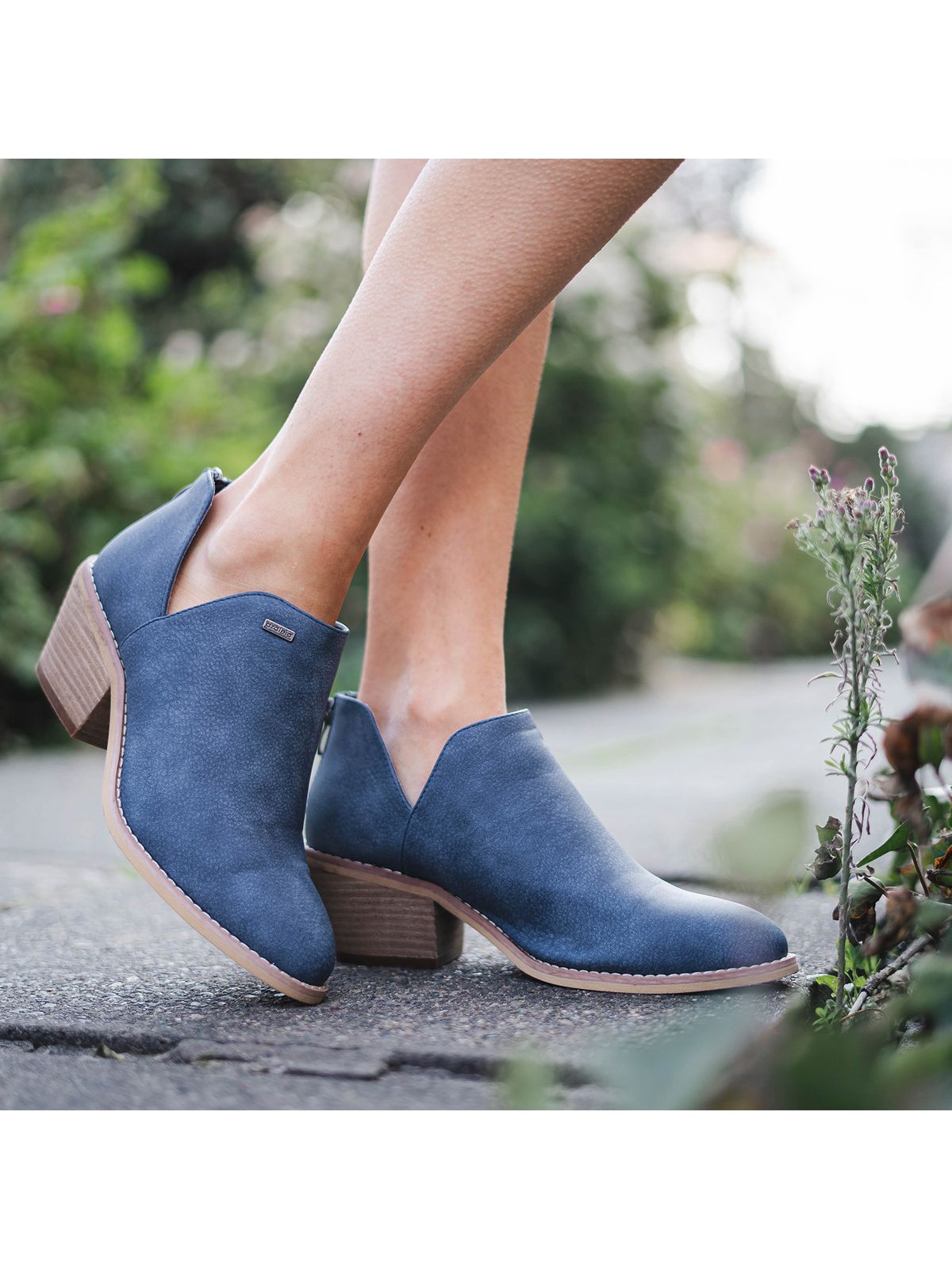 Botín Mujer Justina Denim Azaleia