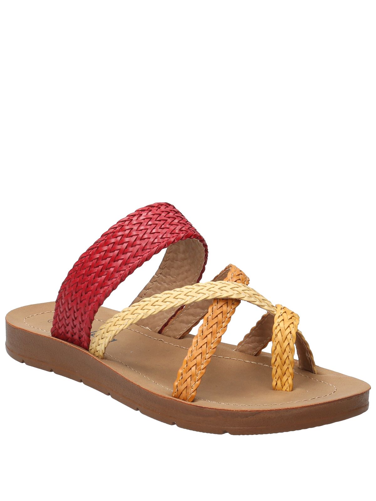 Sandalia Mujer Fannie Rojo Azaleia