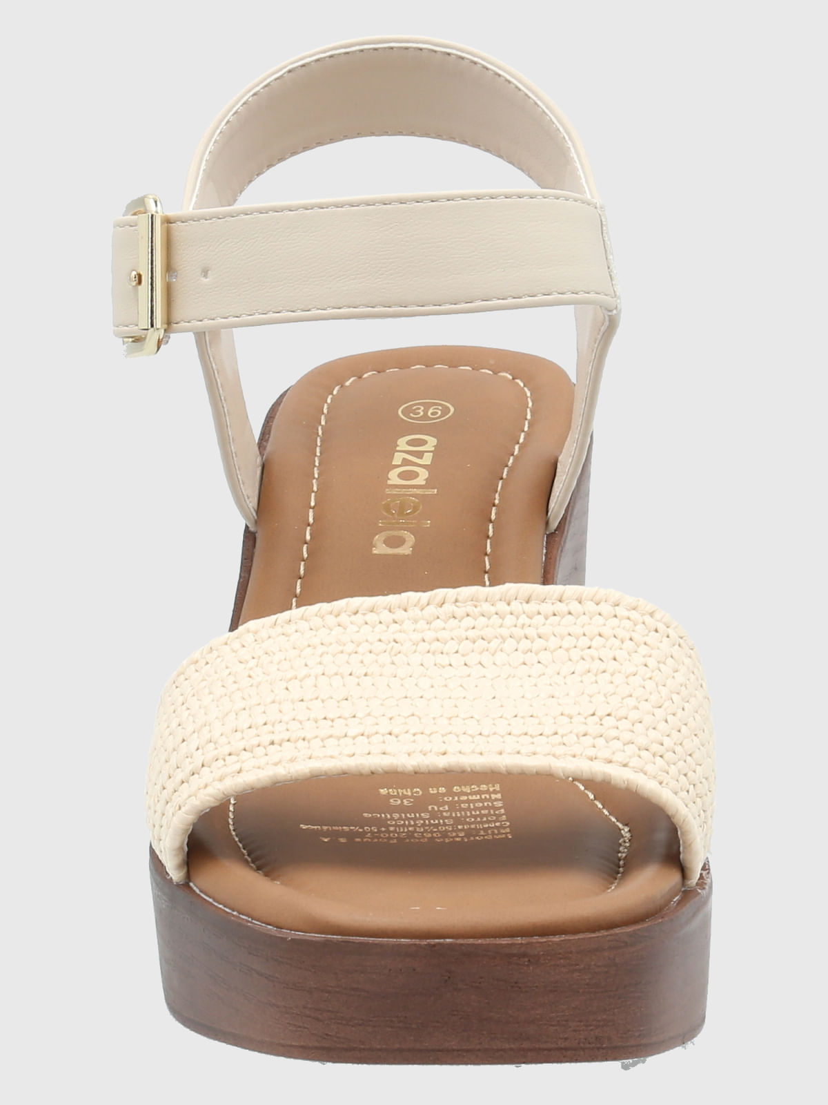 Sandalia Mujer Filippo Beige Azaleia