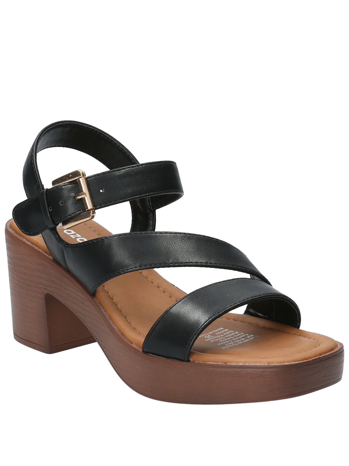Sandalia Mujer Chloe Negro Azaleia