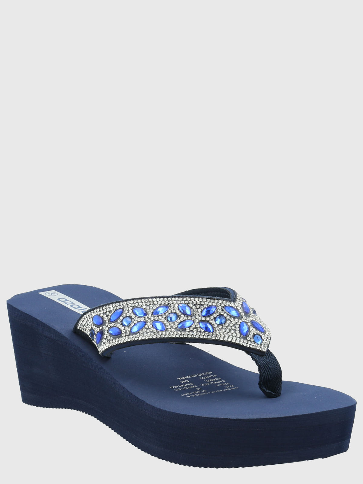 Hawaiana Mujer Domenico Azul Azaleia