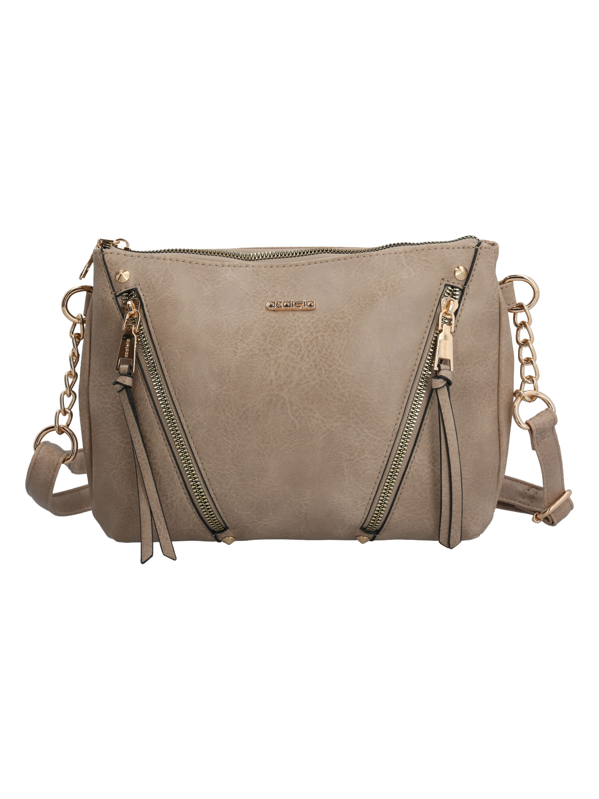 Cartera Guido Cross Taupe Azaleia