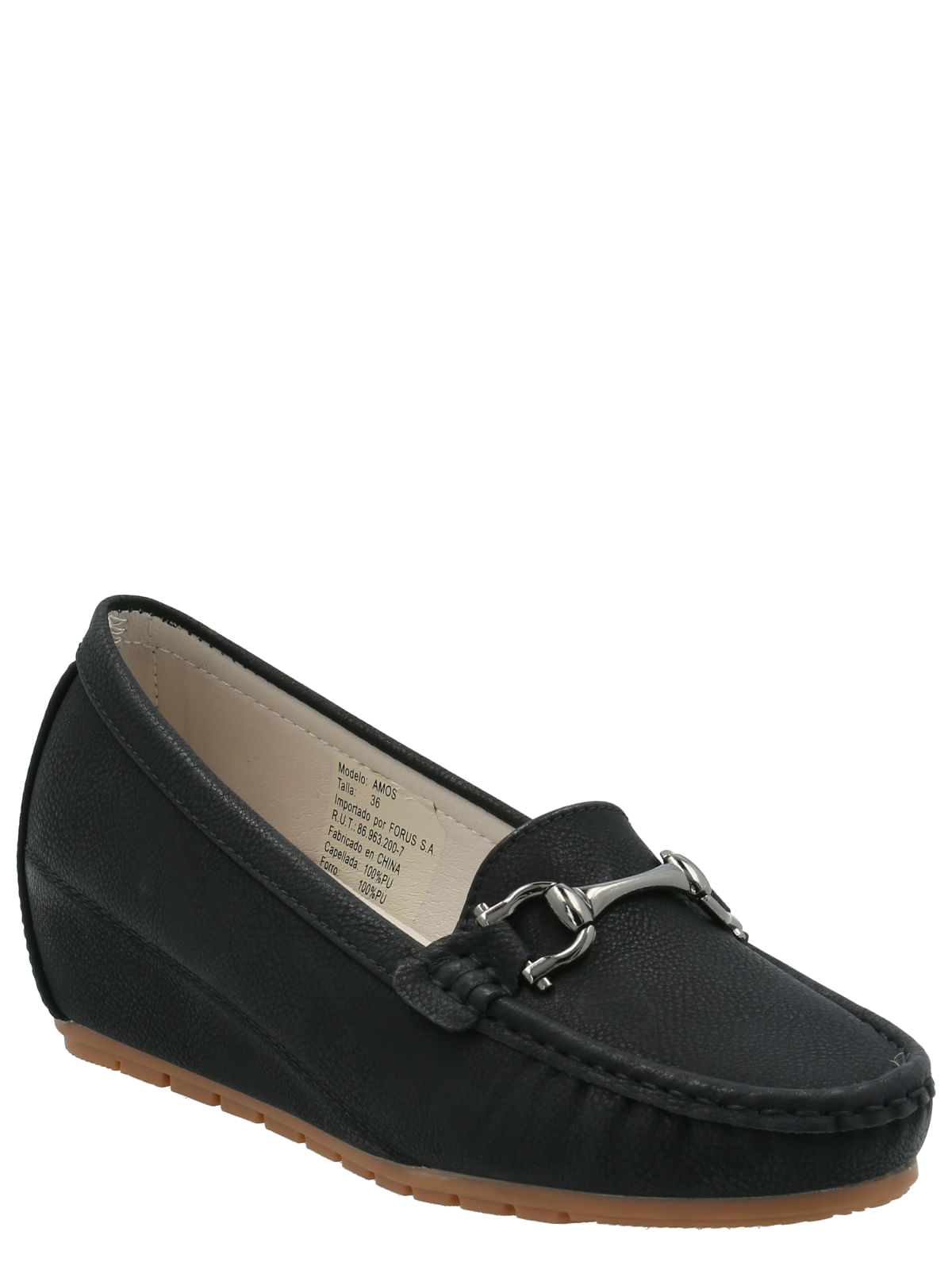 Zapato Mujer Amos Negro Azaleia