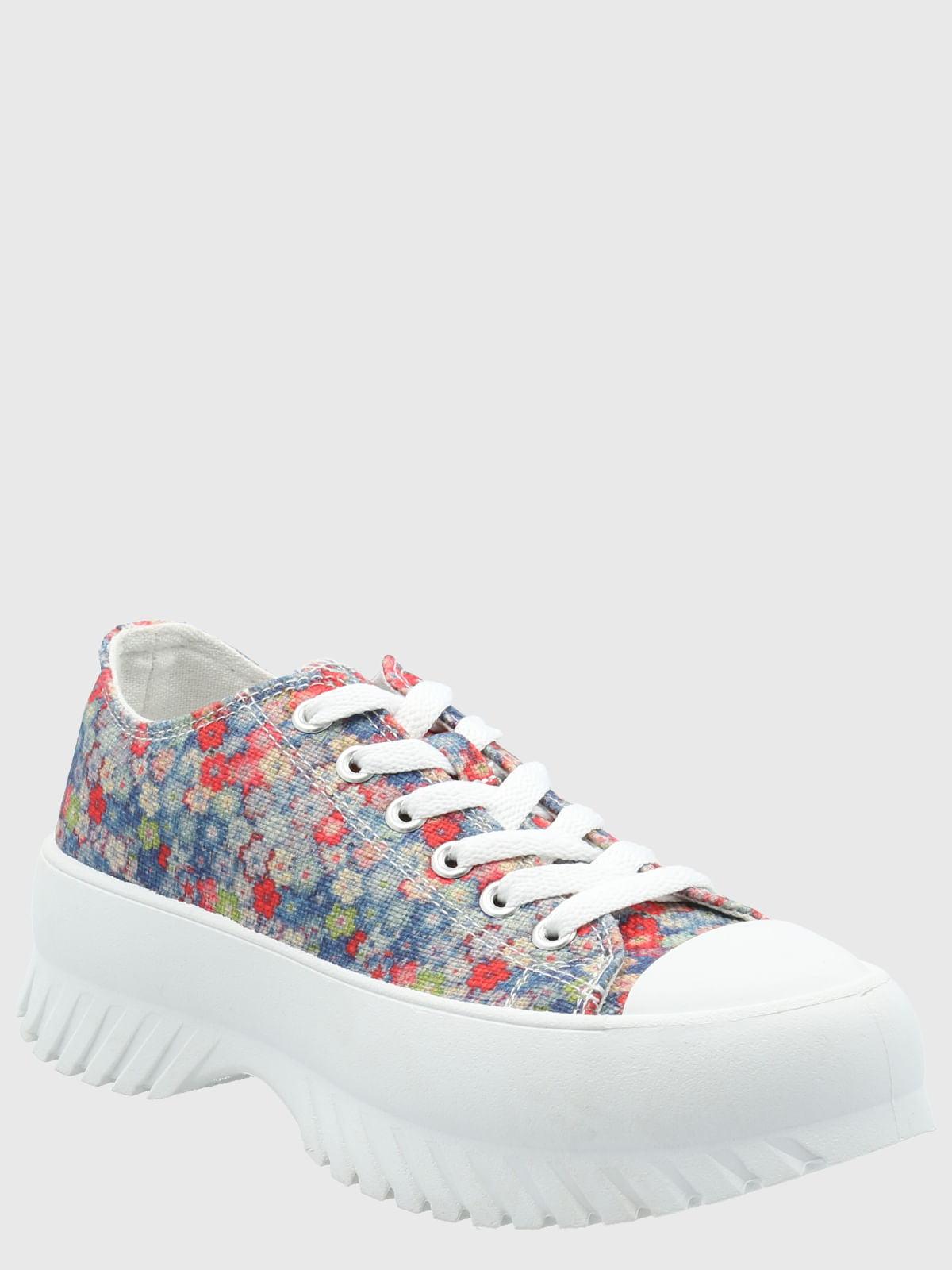 Zapatilla Mujer Bento Denim Floral Azaleia