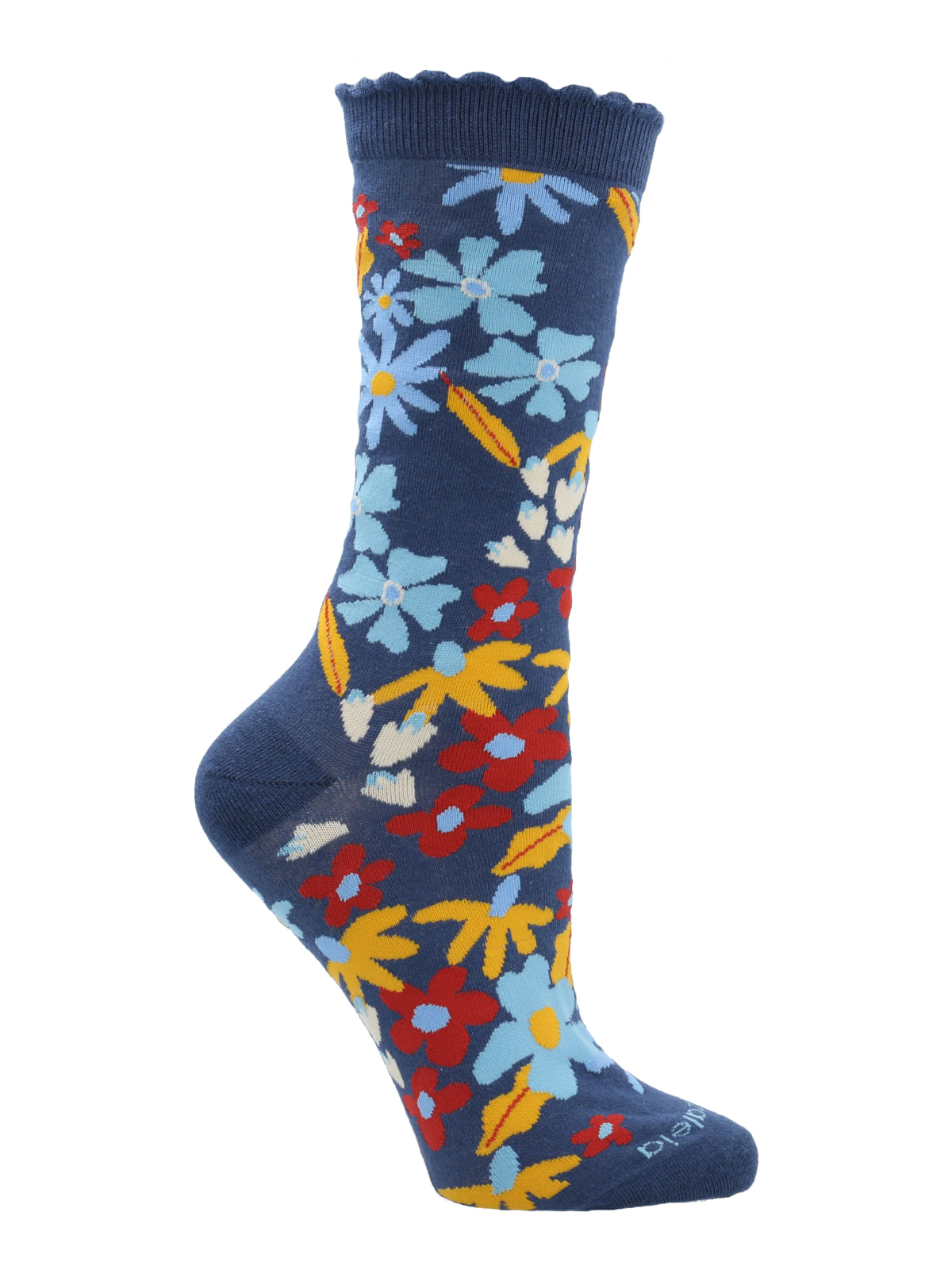 Calcetín Florpop Azul Azaleia