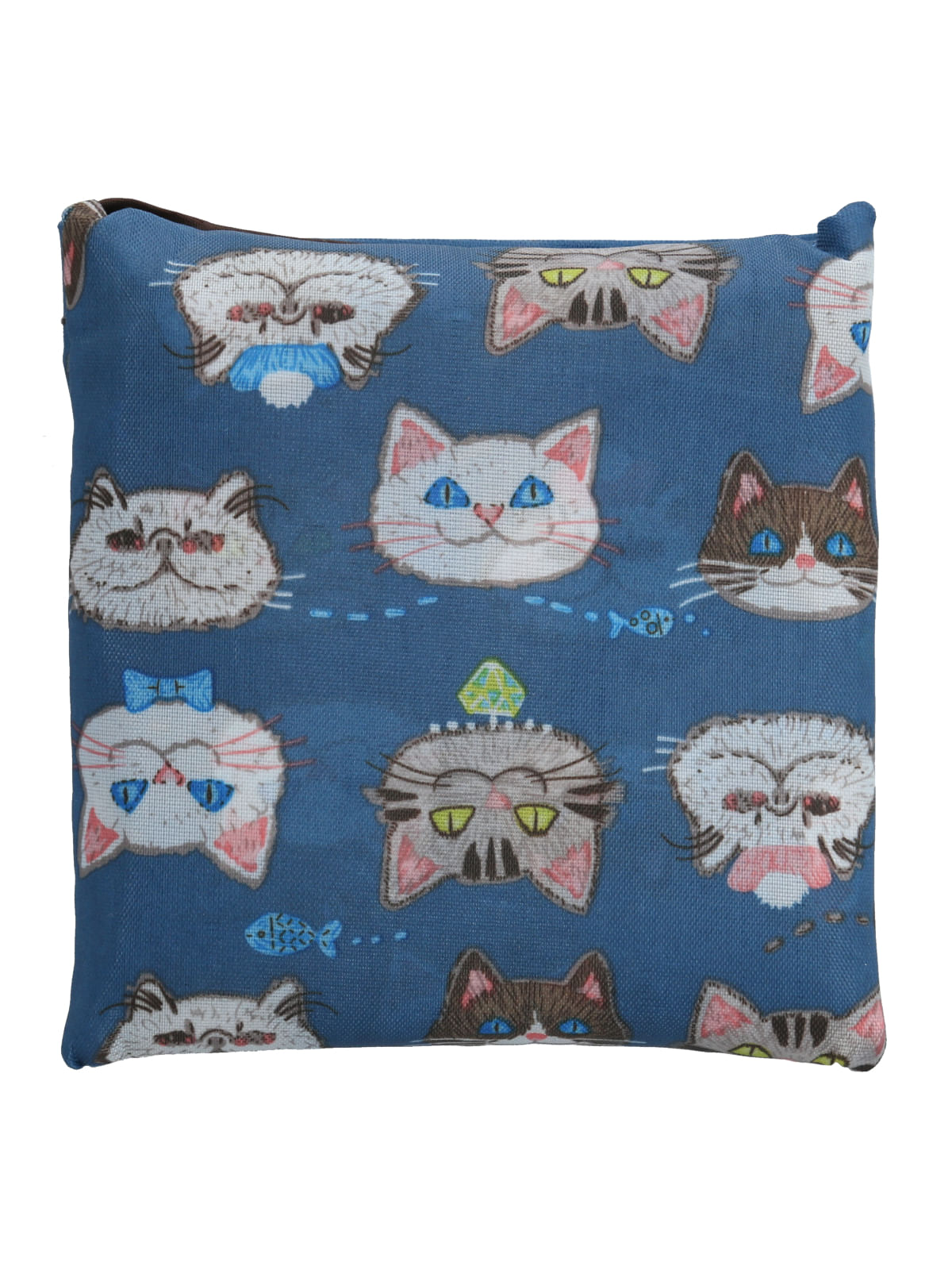 Bolsa Shopping Bag Cats Azul Azaleia