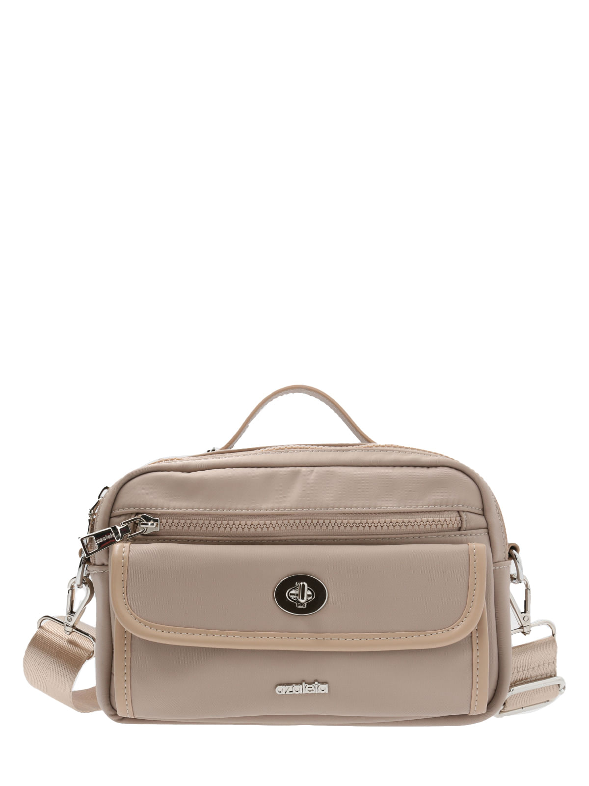 Cartera Franco Crossbody Beige Azaleia