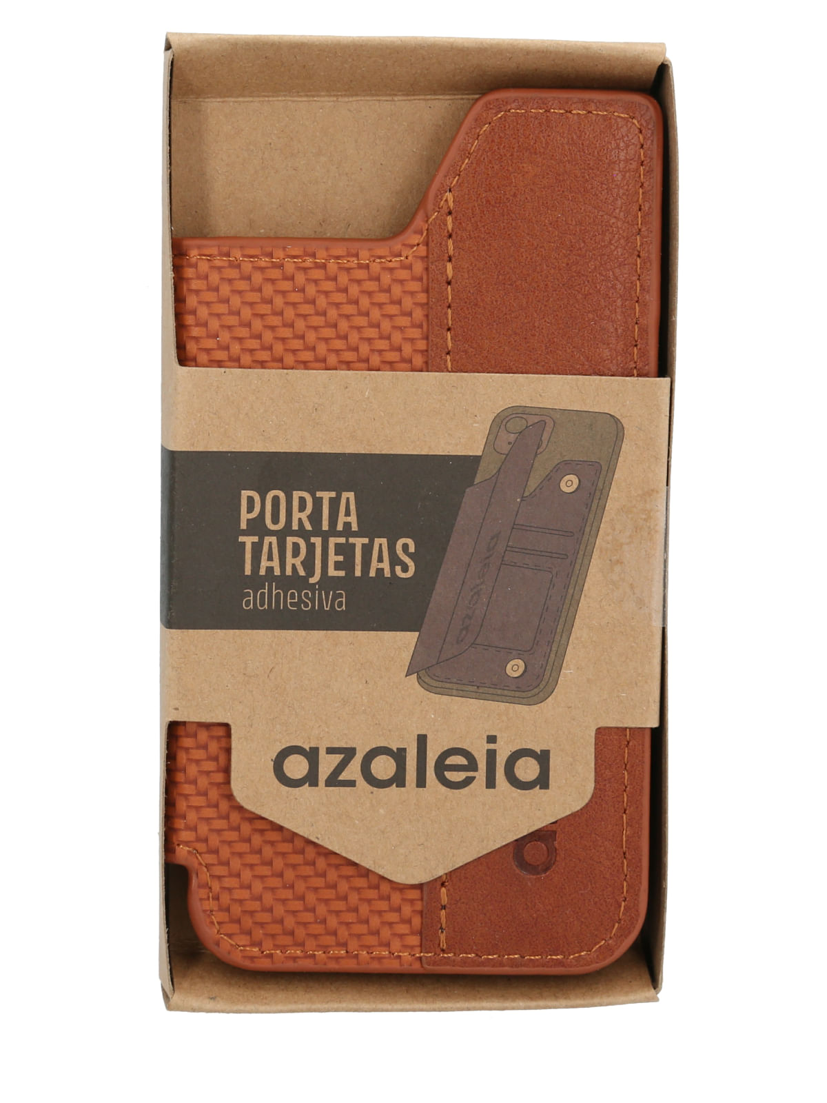 Tarjetero Phone Card Plain Café Azaleia
