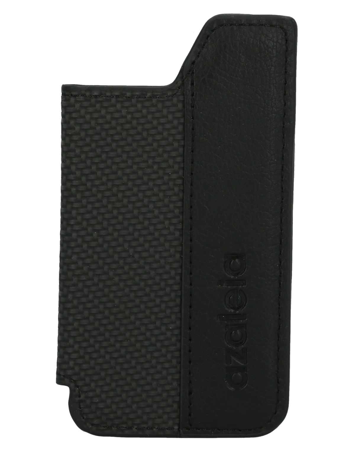 Tarjetero Phone Card Plain Negro Azaleia