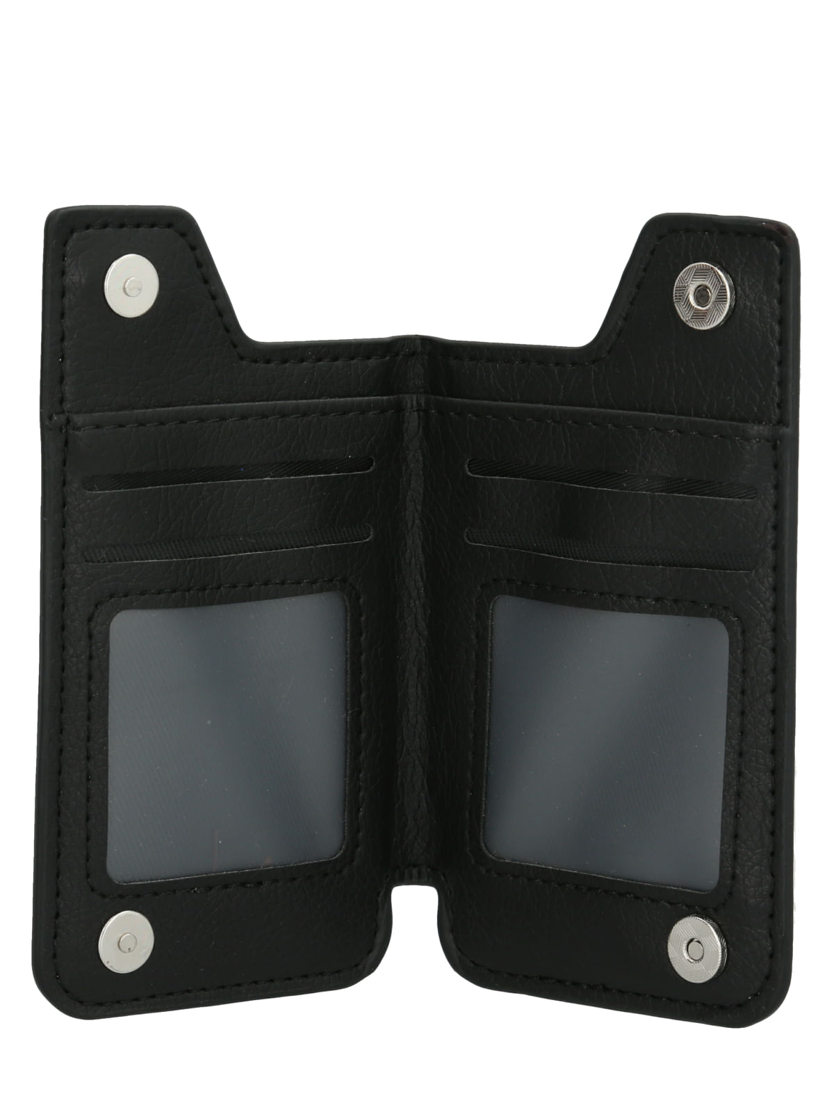Tarjetero Phone Card Plain Negro Azaleia