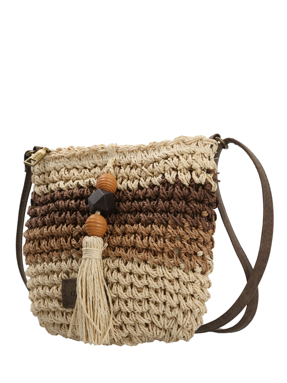 Cartera Sea Crossbody Beige Azaleia