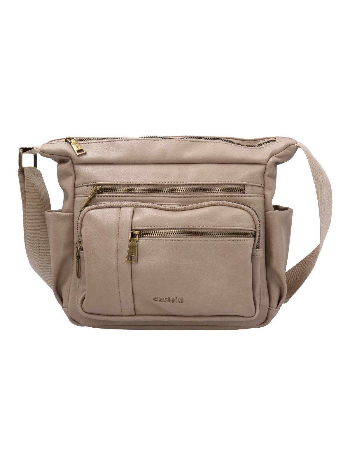 Cartera Mujer Monza Cross Café Azaleia