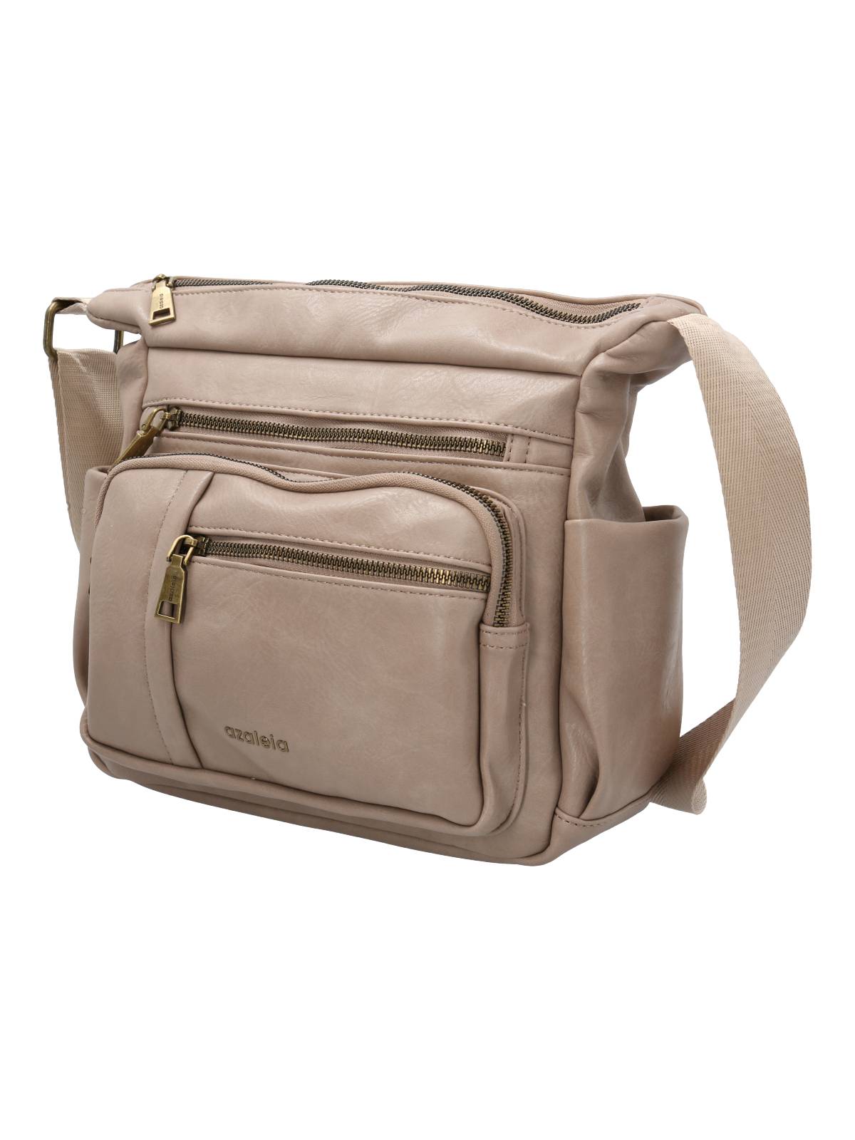 Cartera Mujer Monza Cross Café Azaleia