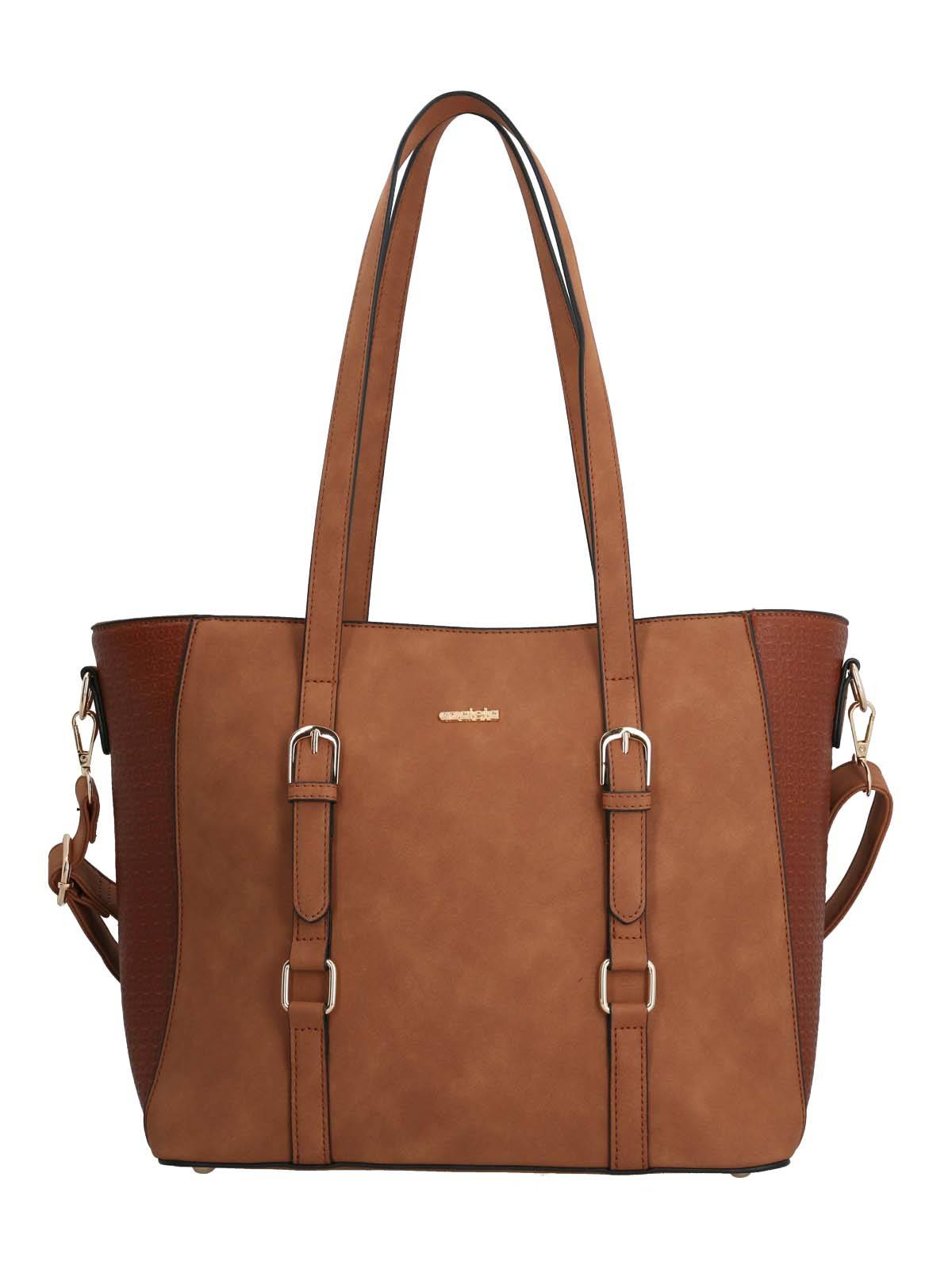 Cartera Mujer Gubio Tote Café Azaleia