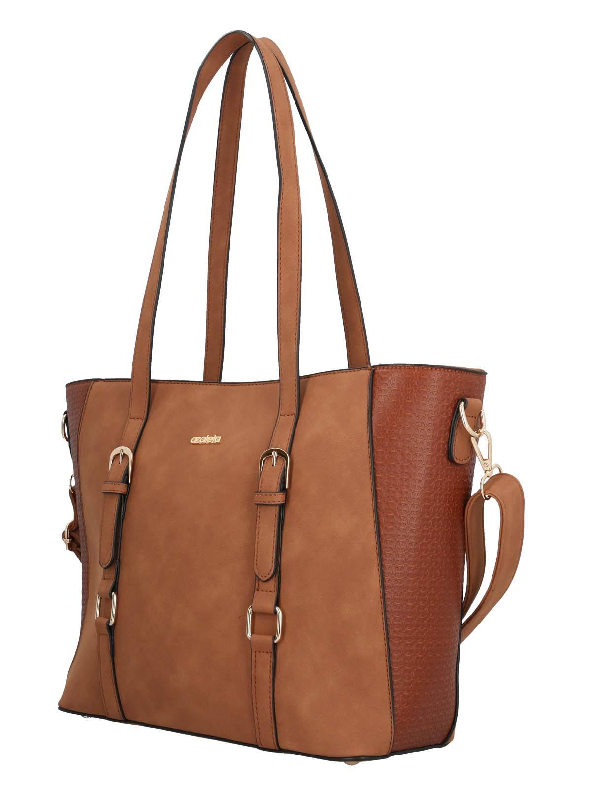 Cartera Mujer Gubio Tote Café Azaleia
