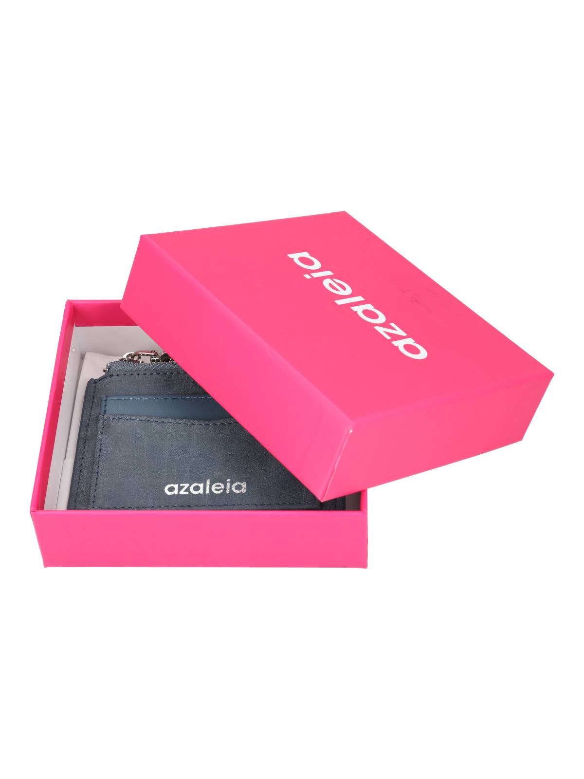 Billetera Mujer Twoside Wallet Azul Azaleia