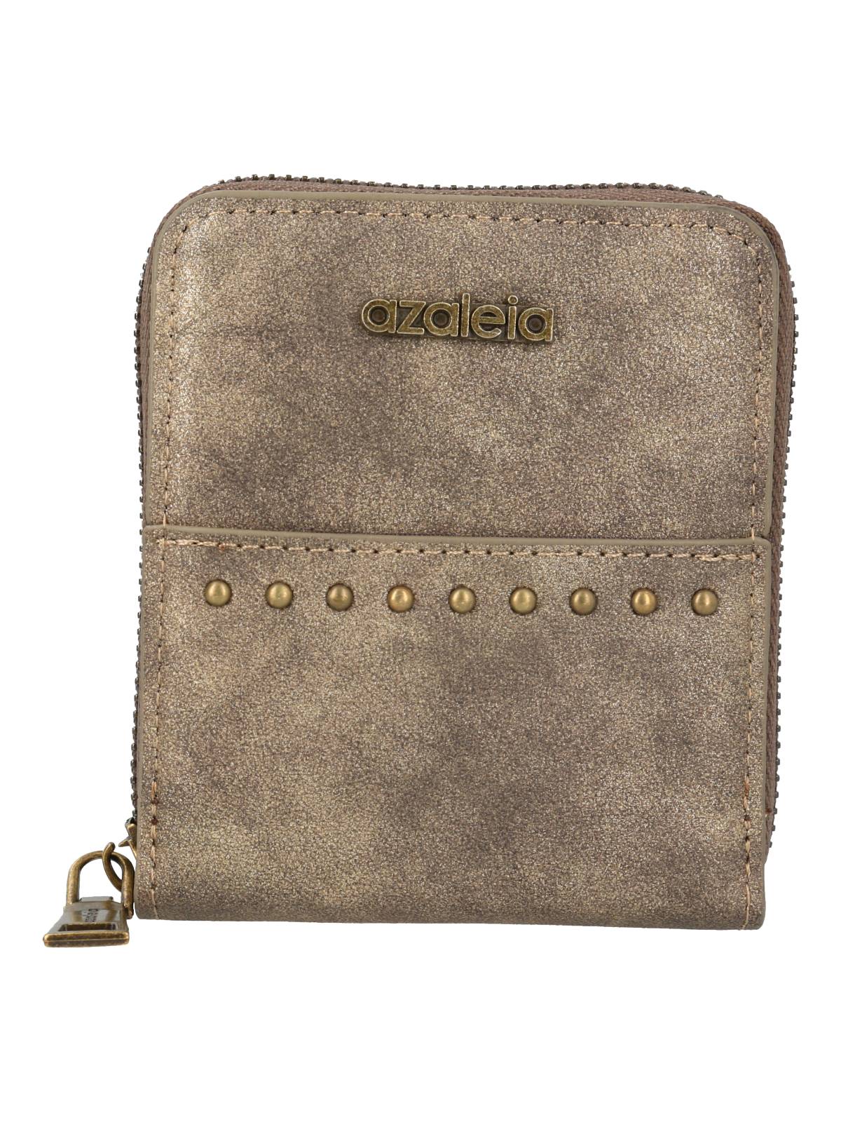 Billetera Mujer Studs Wallet Café Azaleia