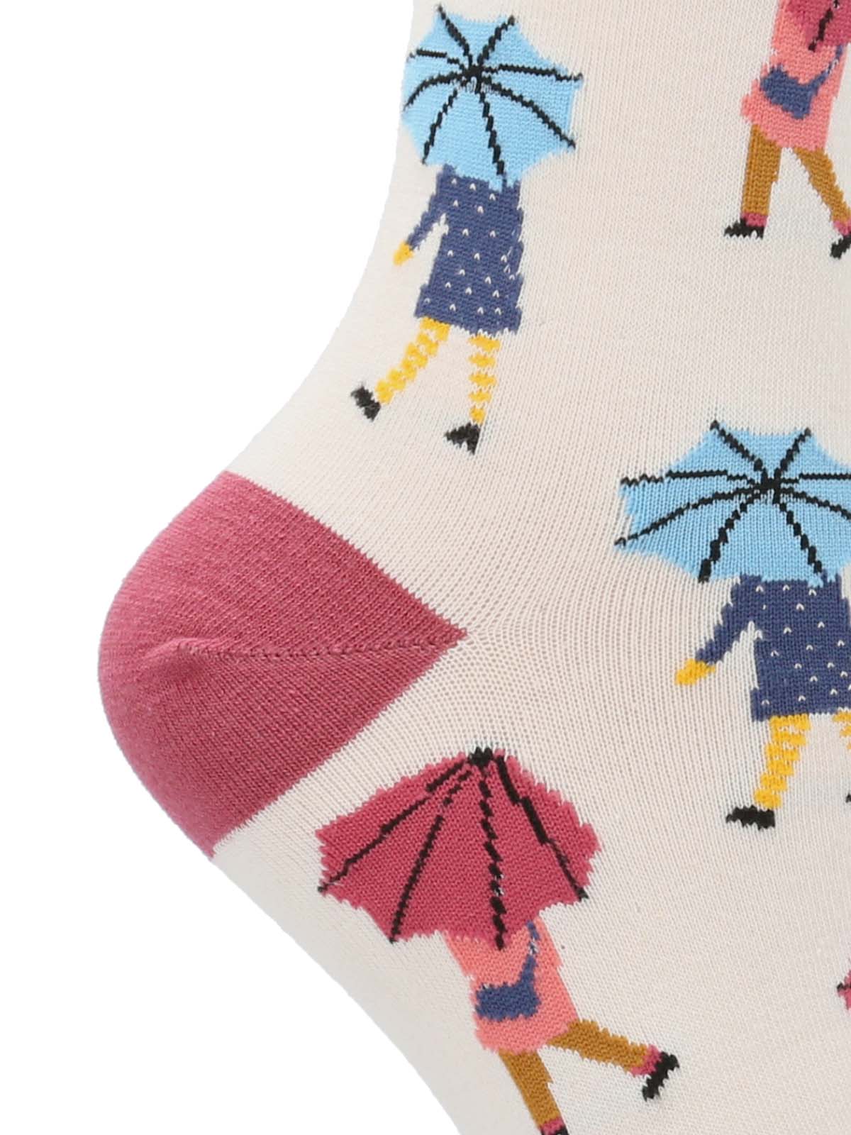 Calcetin Mujer Umbrella Beige Azaleia