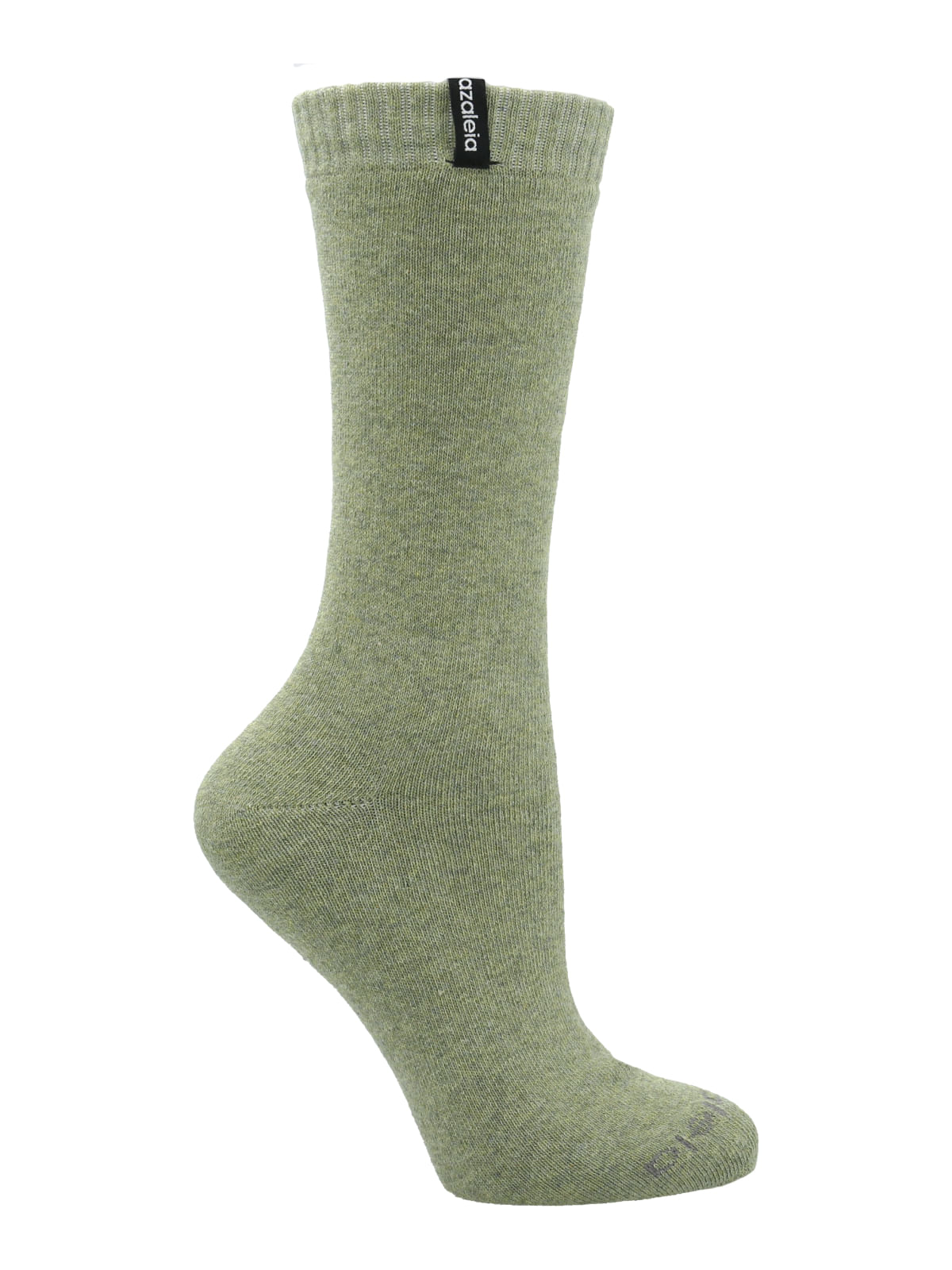 Calcetin Mujer  Heavy Plain Verde Azaleia