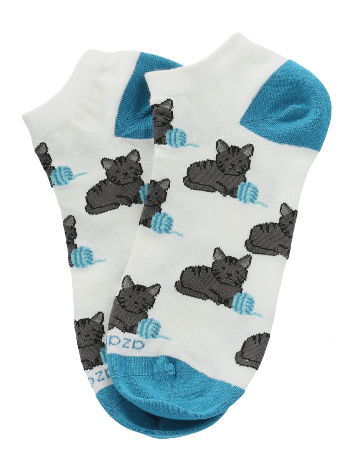 Calcetin Mujer  Ped Cats Beige Azaleia