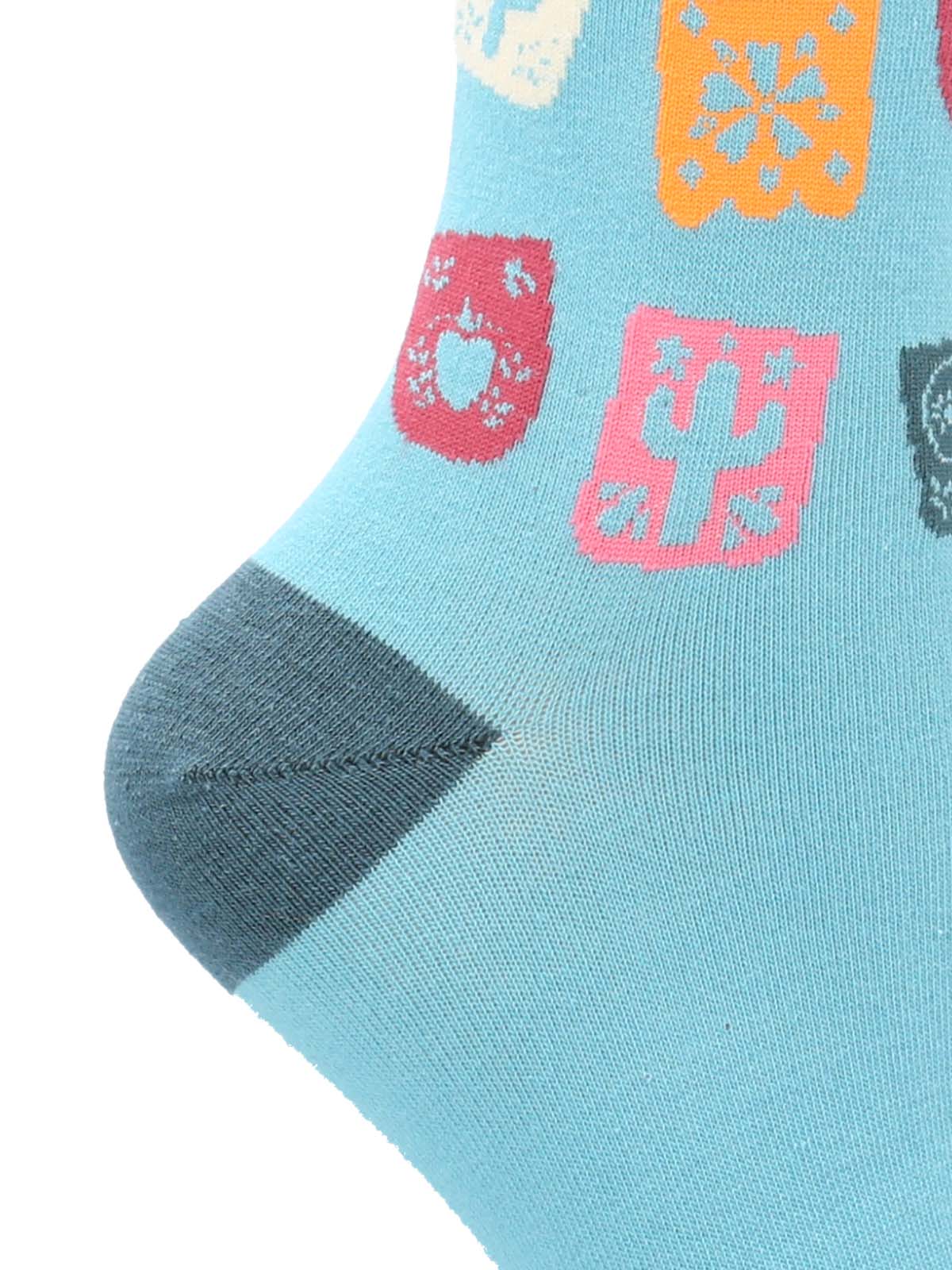 Calcetin Mujer Catrina Azul Azaleia