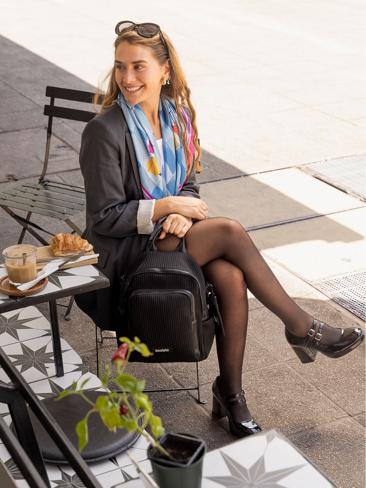 Mary Jane Mujer Rangers Negro Azaleia