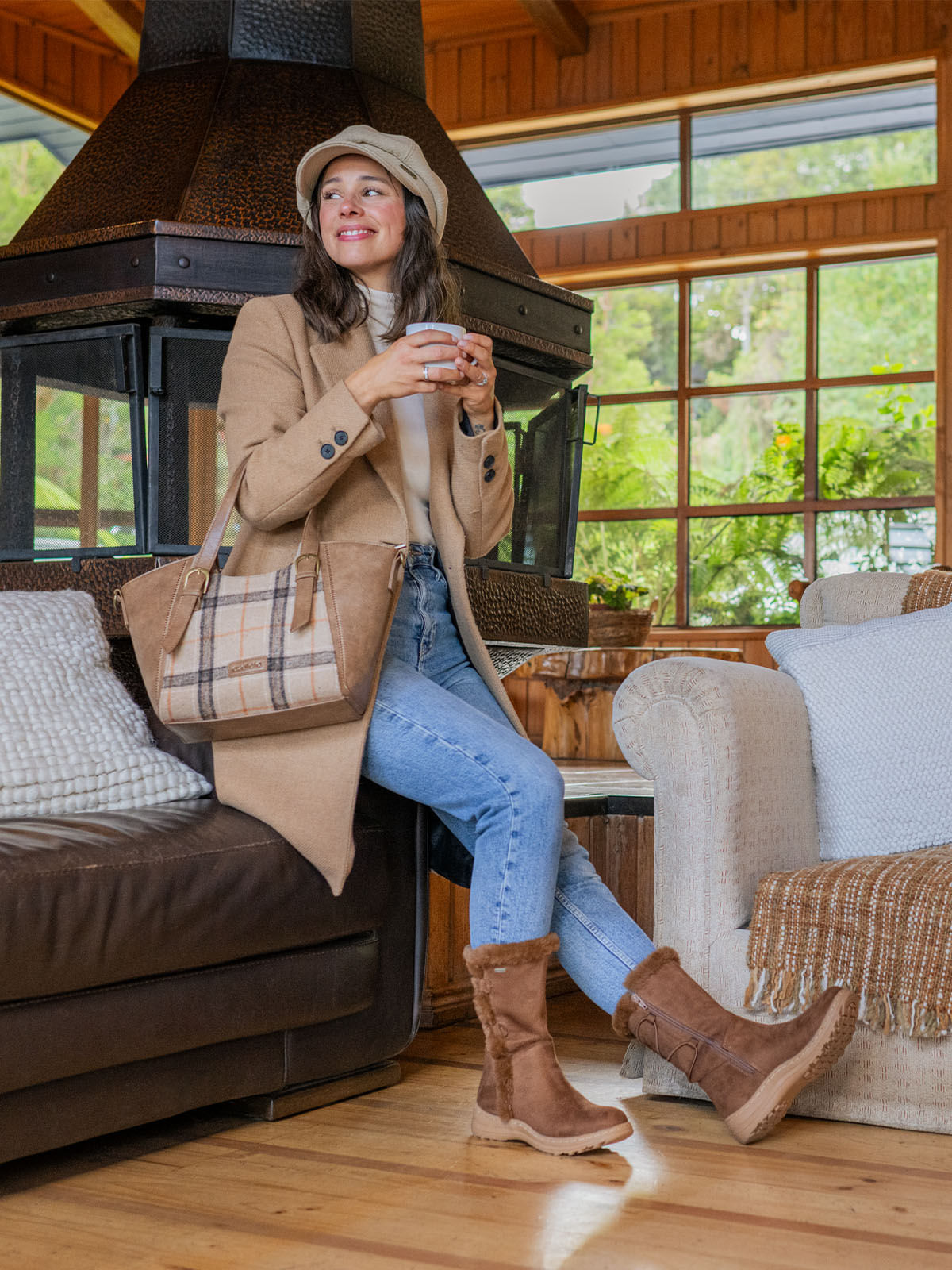 Bota Mujer Burgos Cognac Azaleia