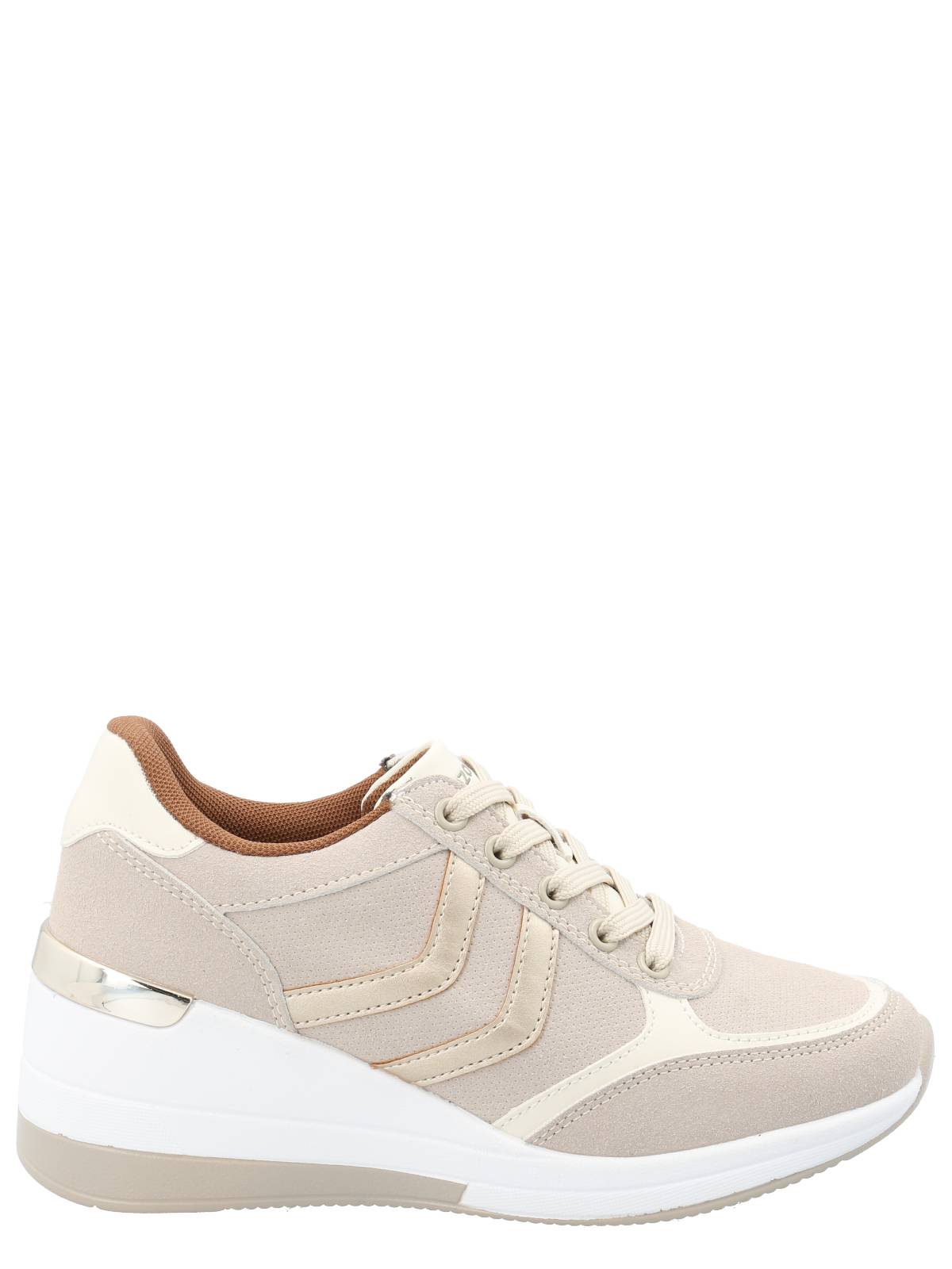 Zapatilla Mujer Bath Beige Azaleia