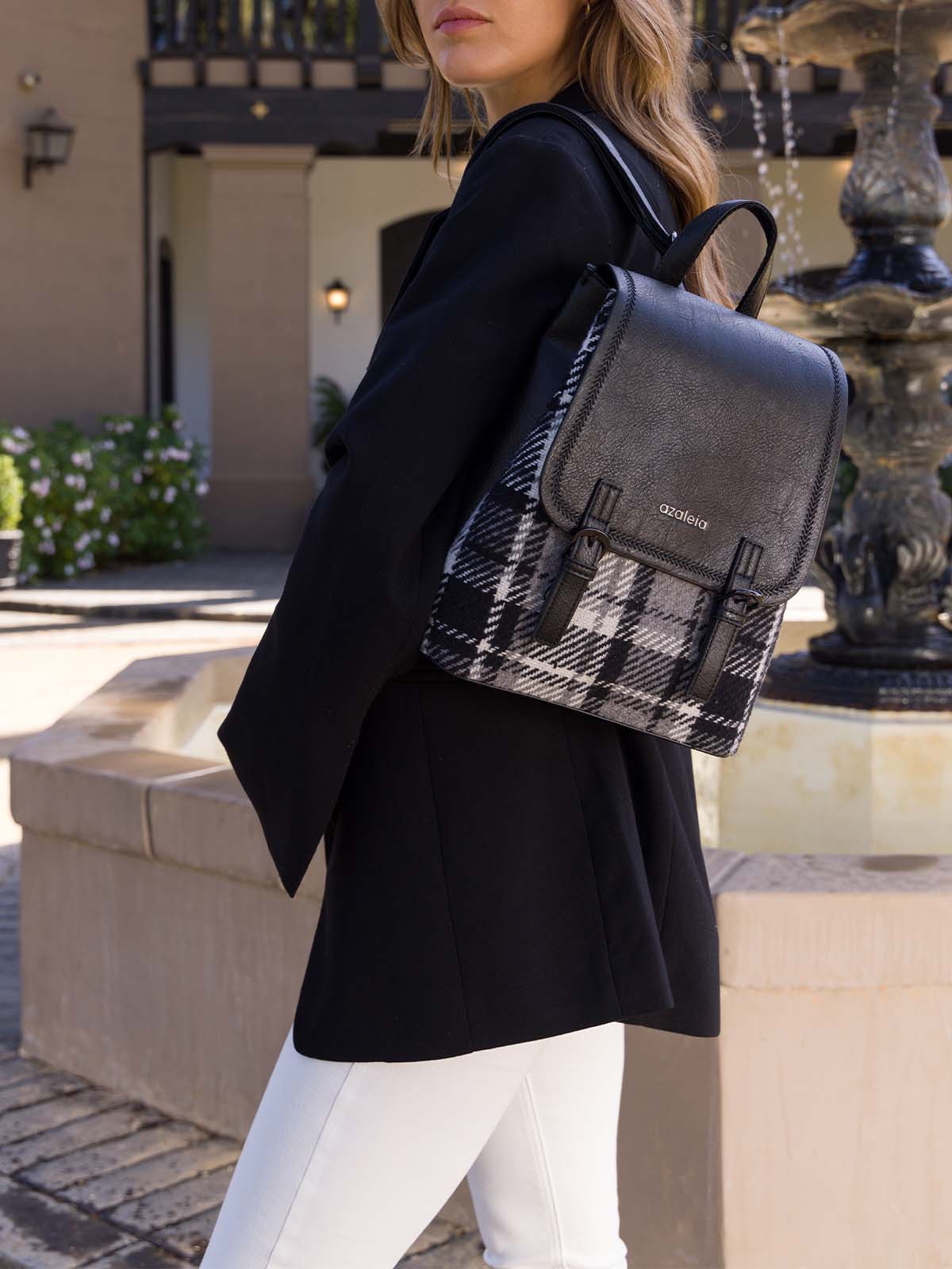 Cartera Mujer London Back Negro Azaleia