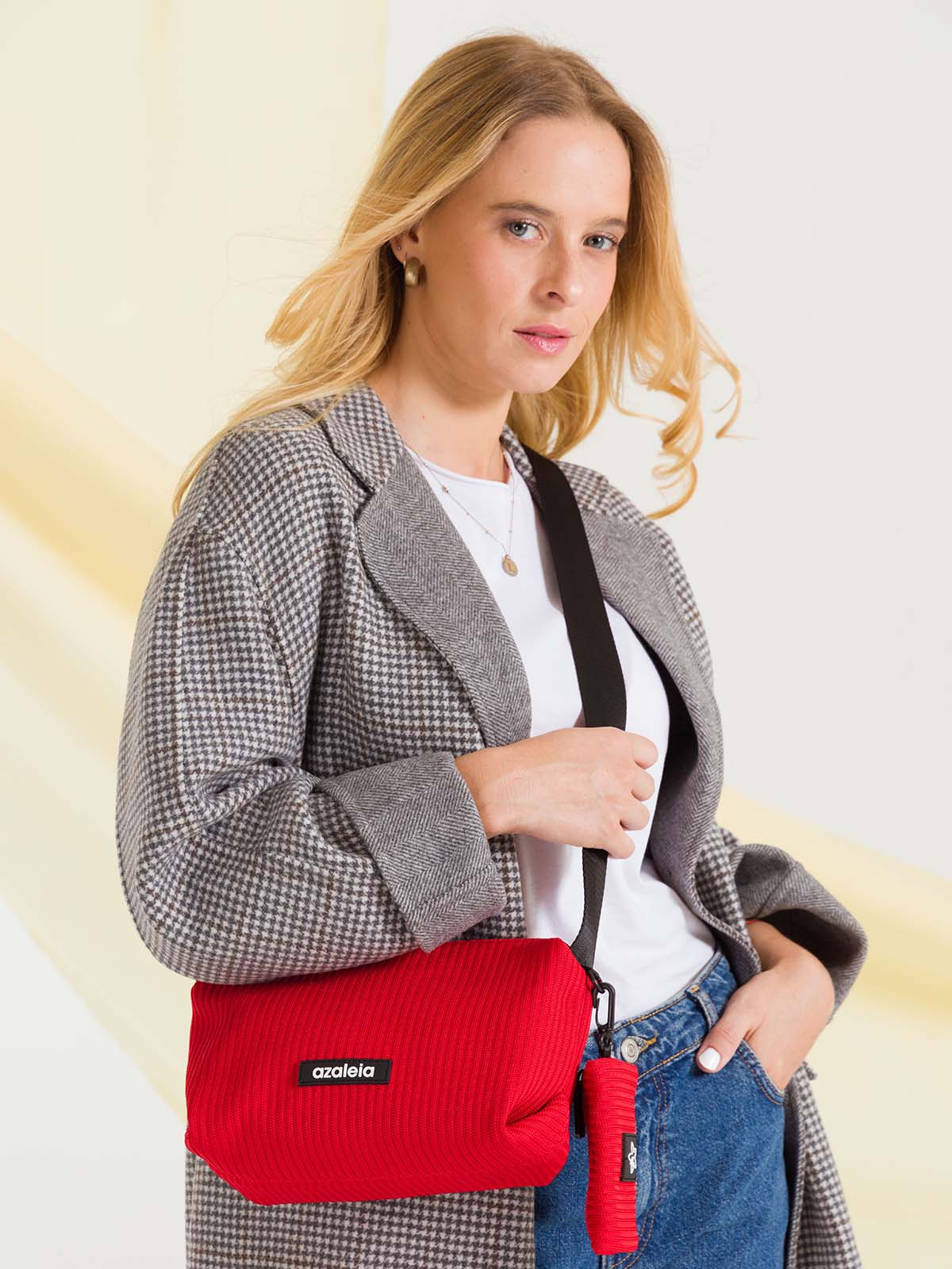 Cartera Mujer Marce Cross Rojo Azaleia