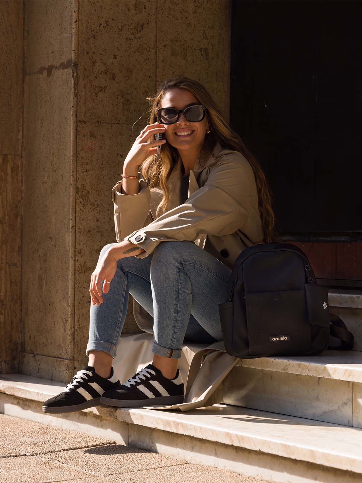 Mochila Mujer Karin Backpack Negro Azaleia