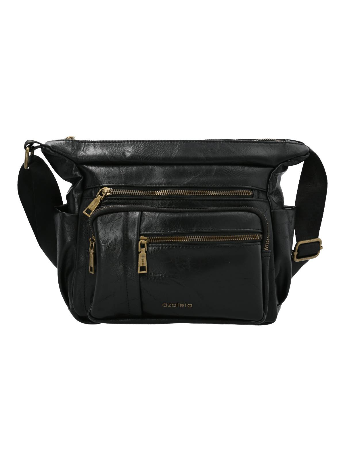 Cartera Mujer Monza Cross Negro Azaleia