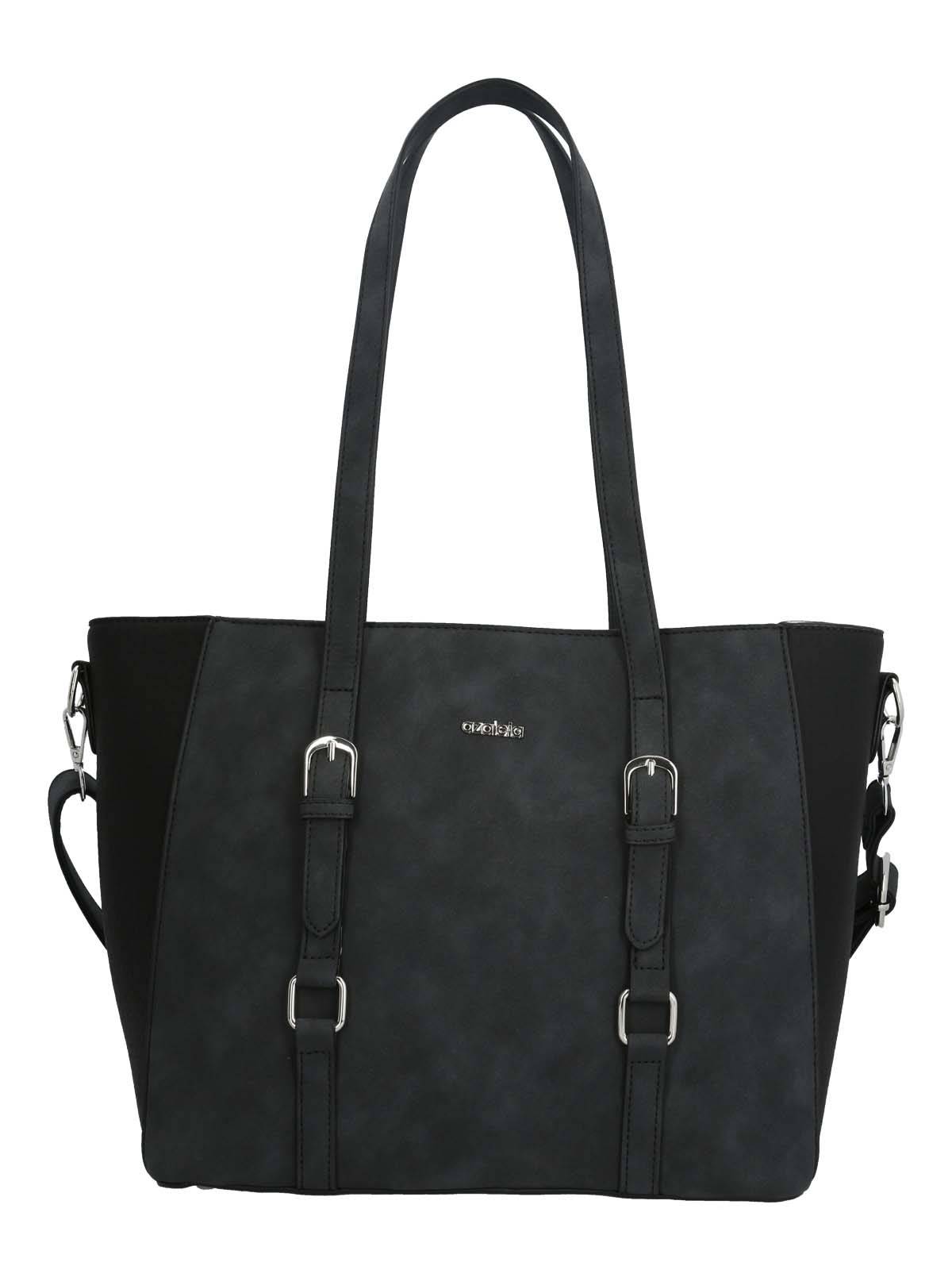 Cartera Mujer Gubio Tote Negro Azaleia