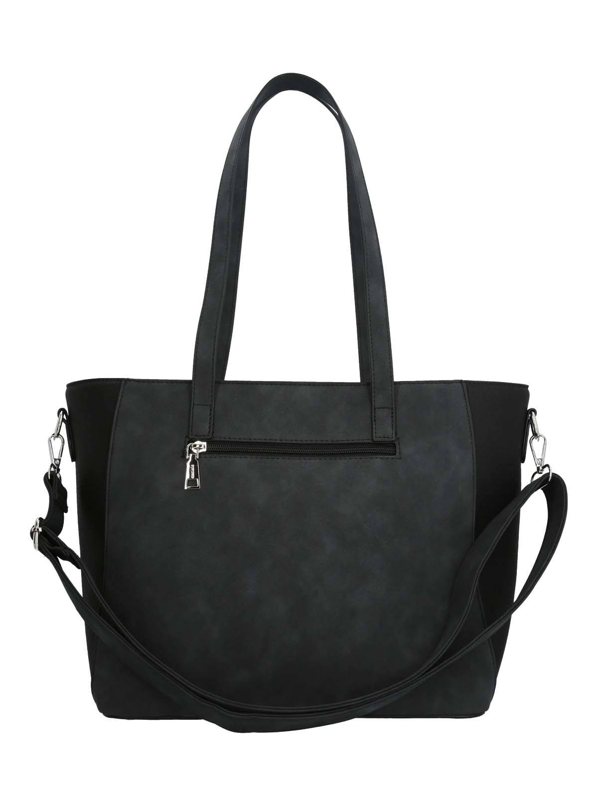 Cartera Mujer Gubio Tote Negro Azaleia