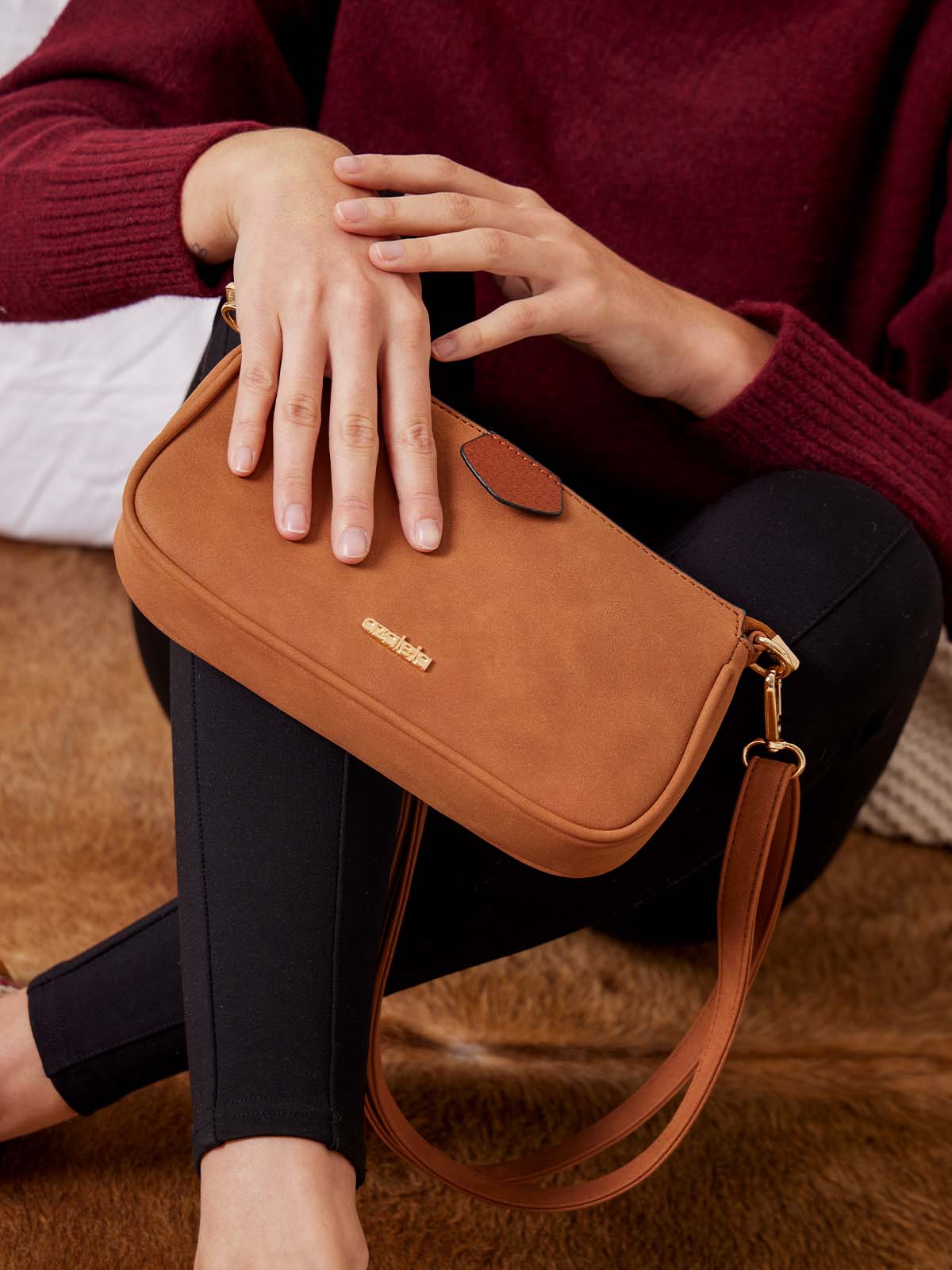 Cartera convertible Mujer Mili Bag Café Azaleia