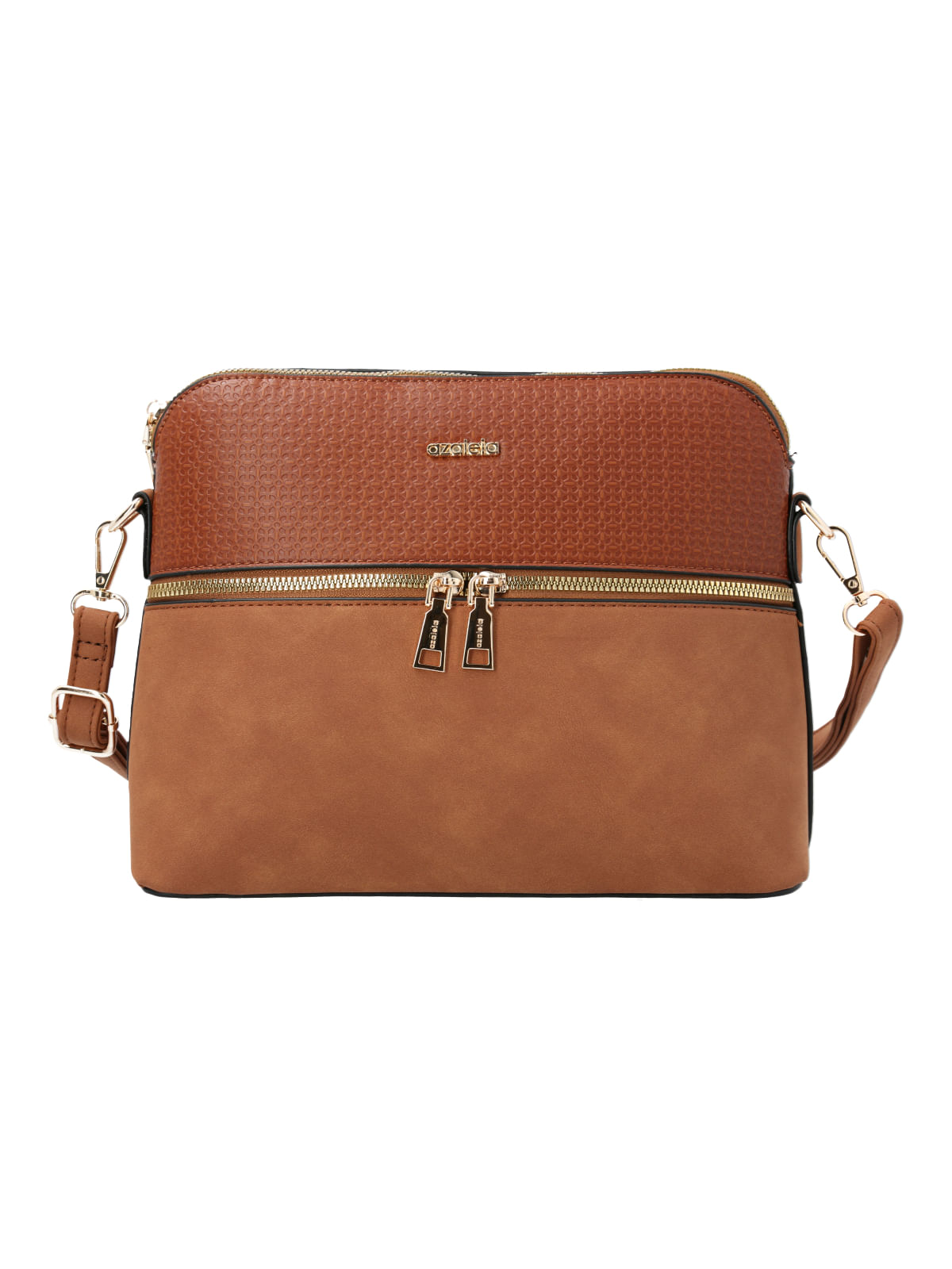 Cartera Mujer Castello Cross Café Azaleia